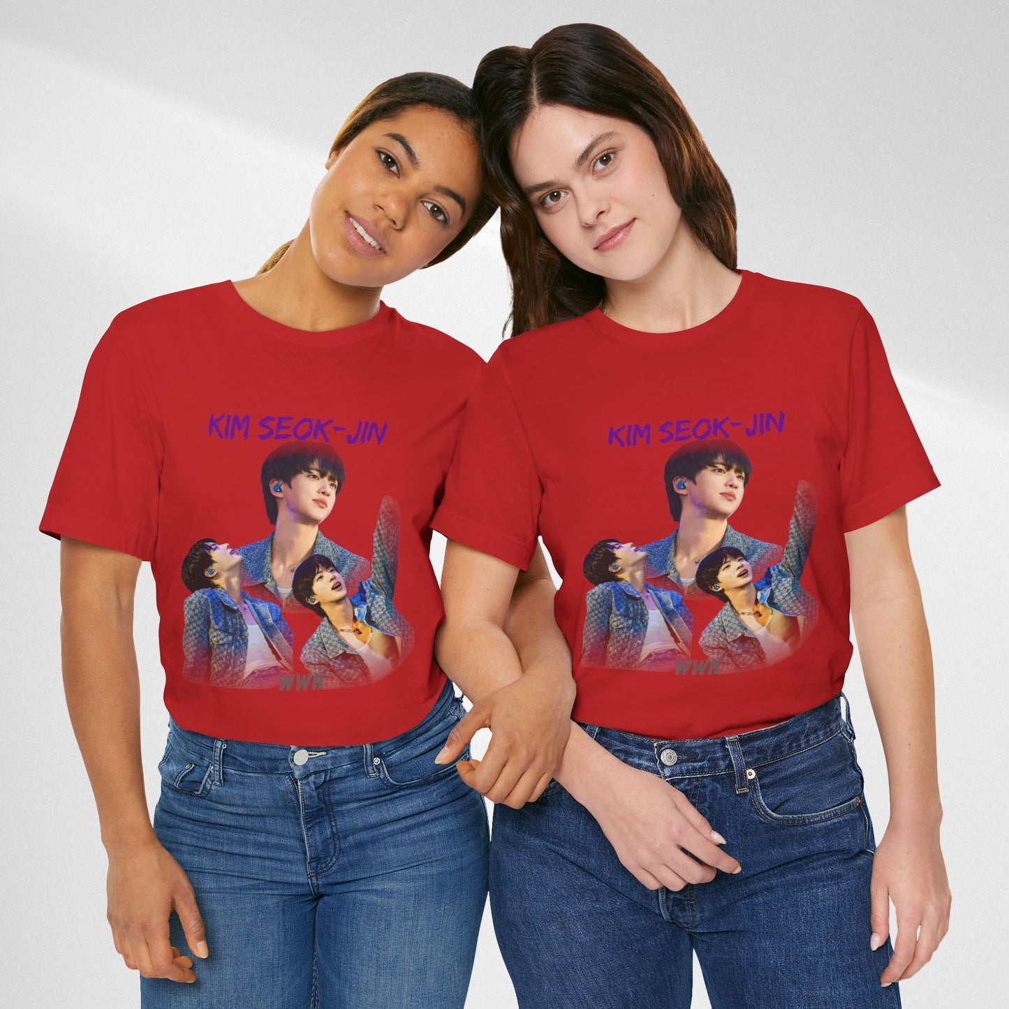 K-Pop Idol Photo Tee — 'Kim Seok-Jin' Graphic T-Shirt