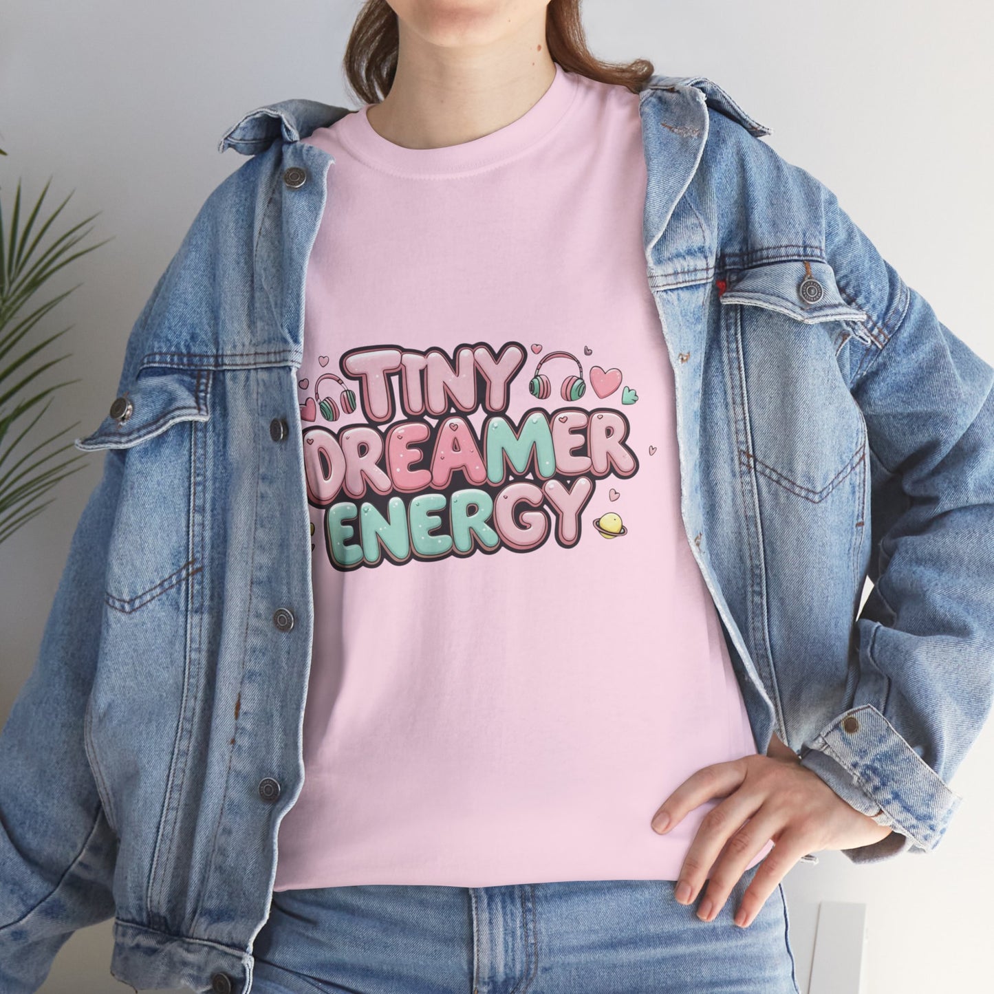 TinyTan Dreamer Energy T-Shirt — Cute Pastel Graphic Tee