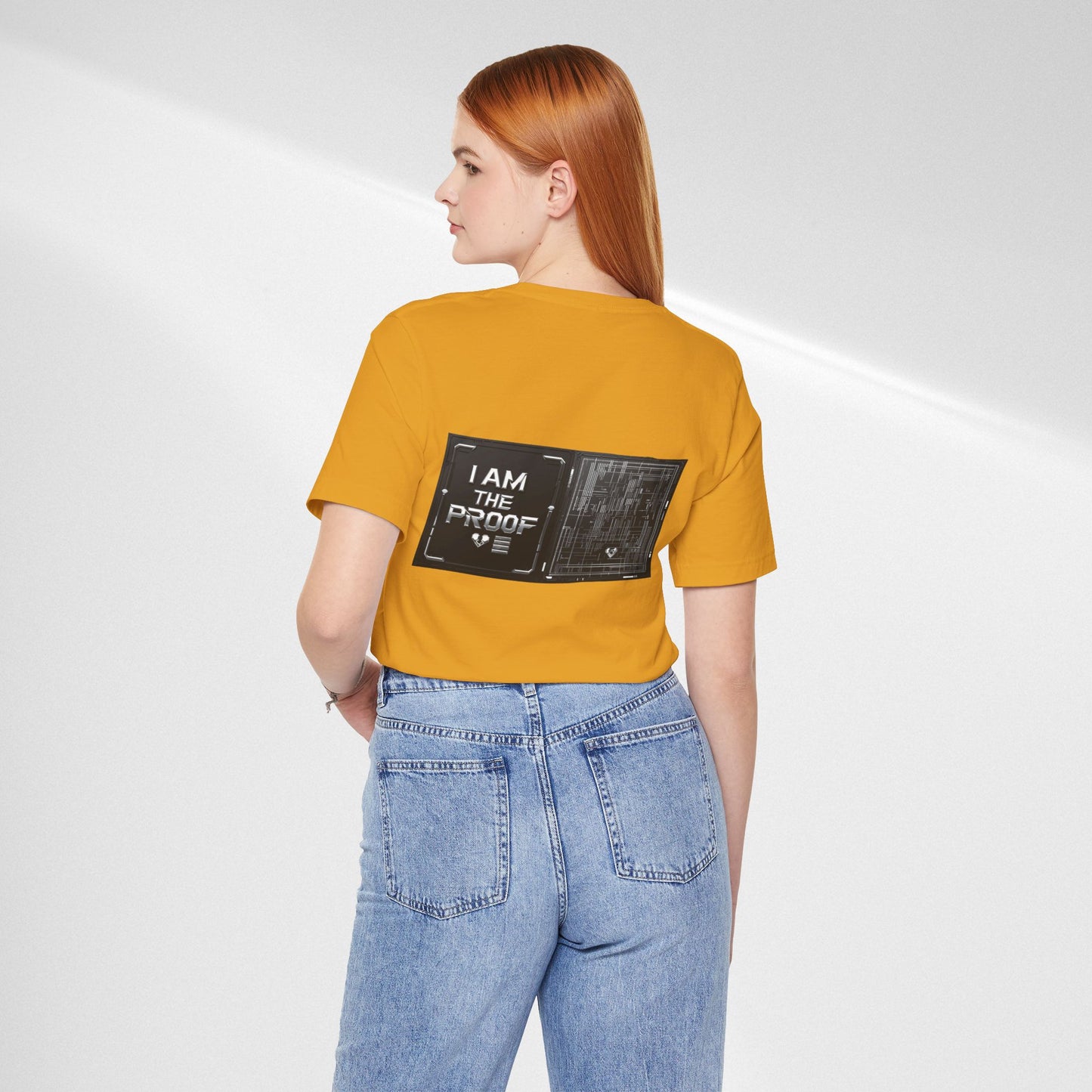 Bulletproof Vest Floral Tee — “I Am The Proof” Graphic T‑Shirt
