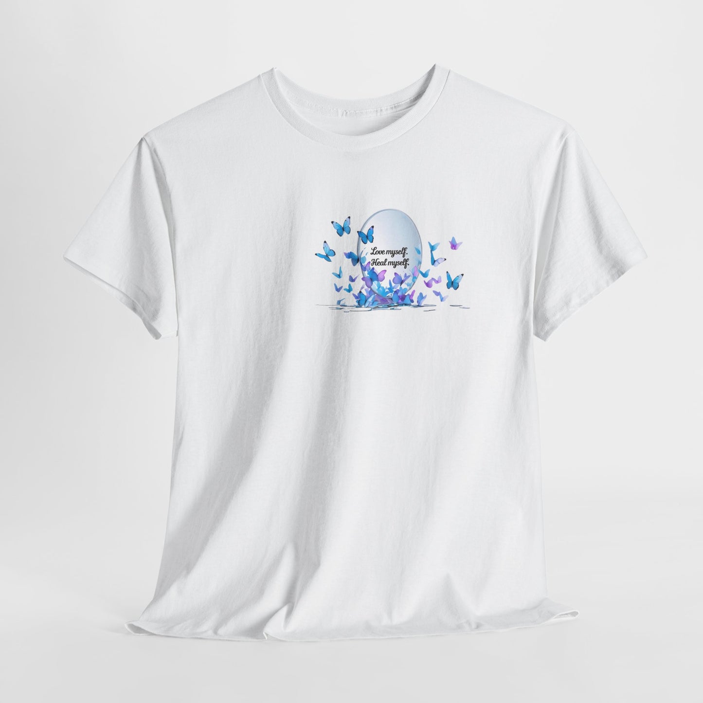 Butterfly Moon T-Shirt — "Strength Through Change" Inspirational Tee