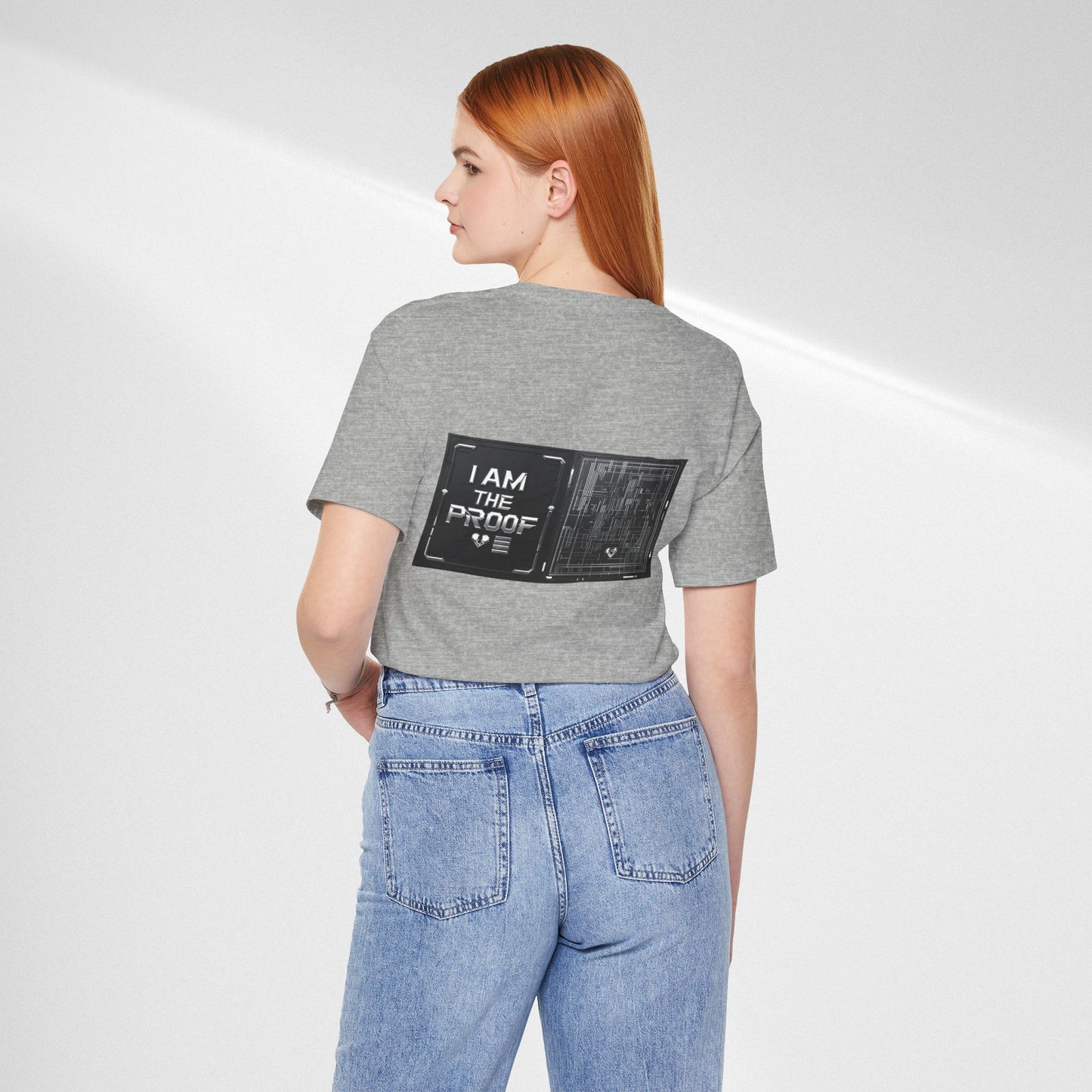 Bulletproof Vest Floral Tee — “I Am The Proof” Graphic T‑Shirt