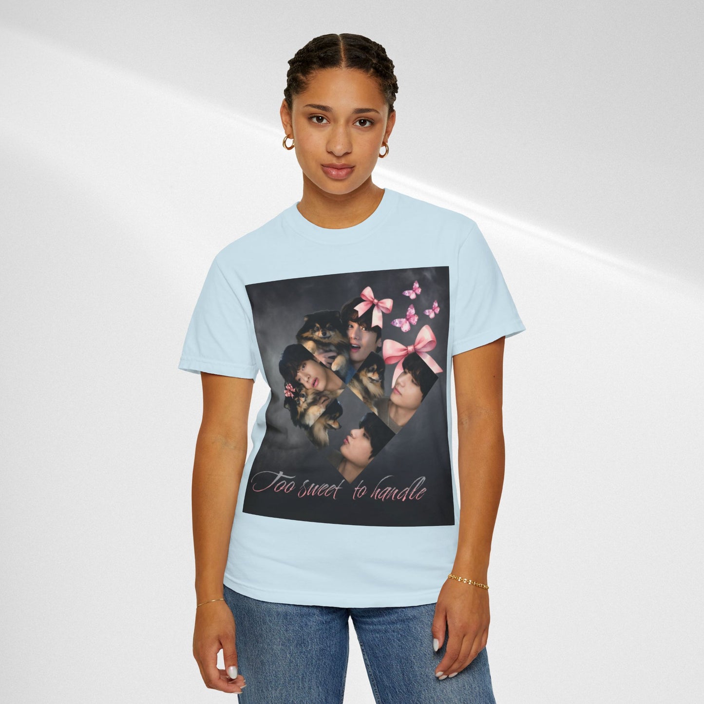 V Too Sweet to Handle T-Shirt — Cute Vintage Photo Collage Tee