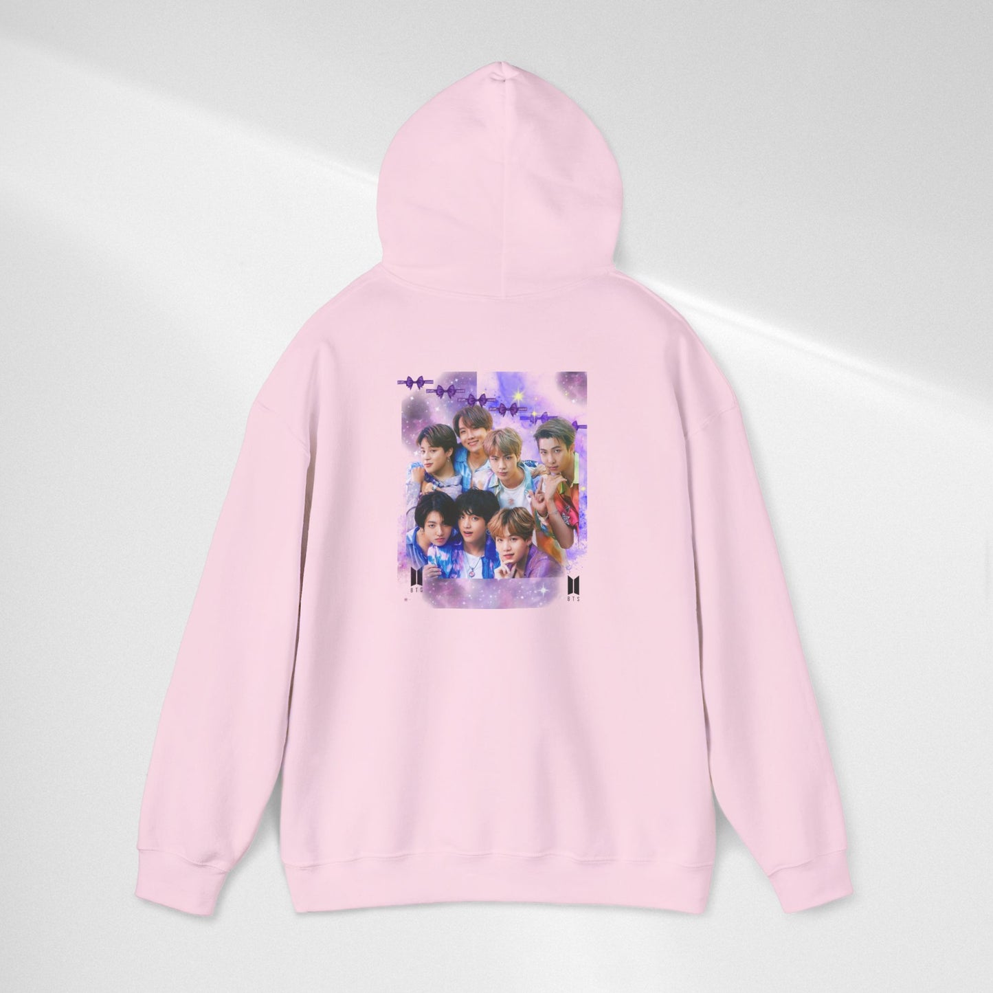 BTS Hoodie — Purple Collage Photo Graphic Hoodie