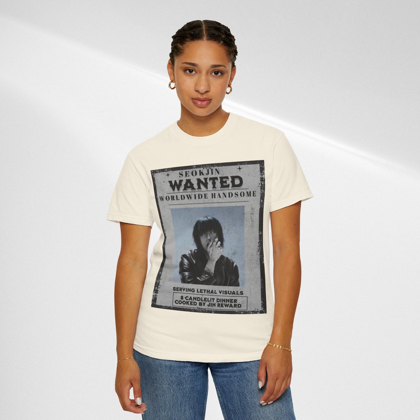 Seokjin "Wanted: Worldwide Handsome" Graphic T-Shirt