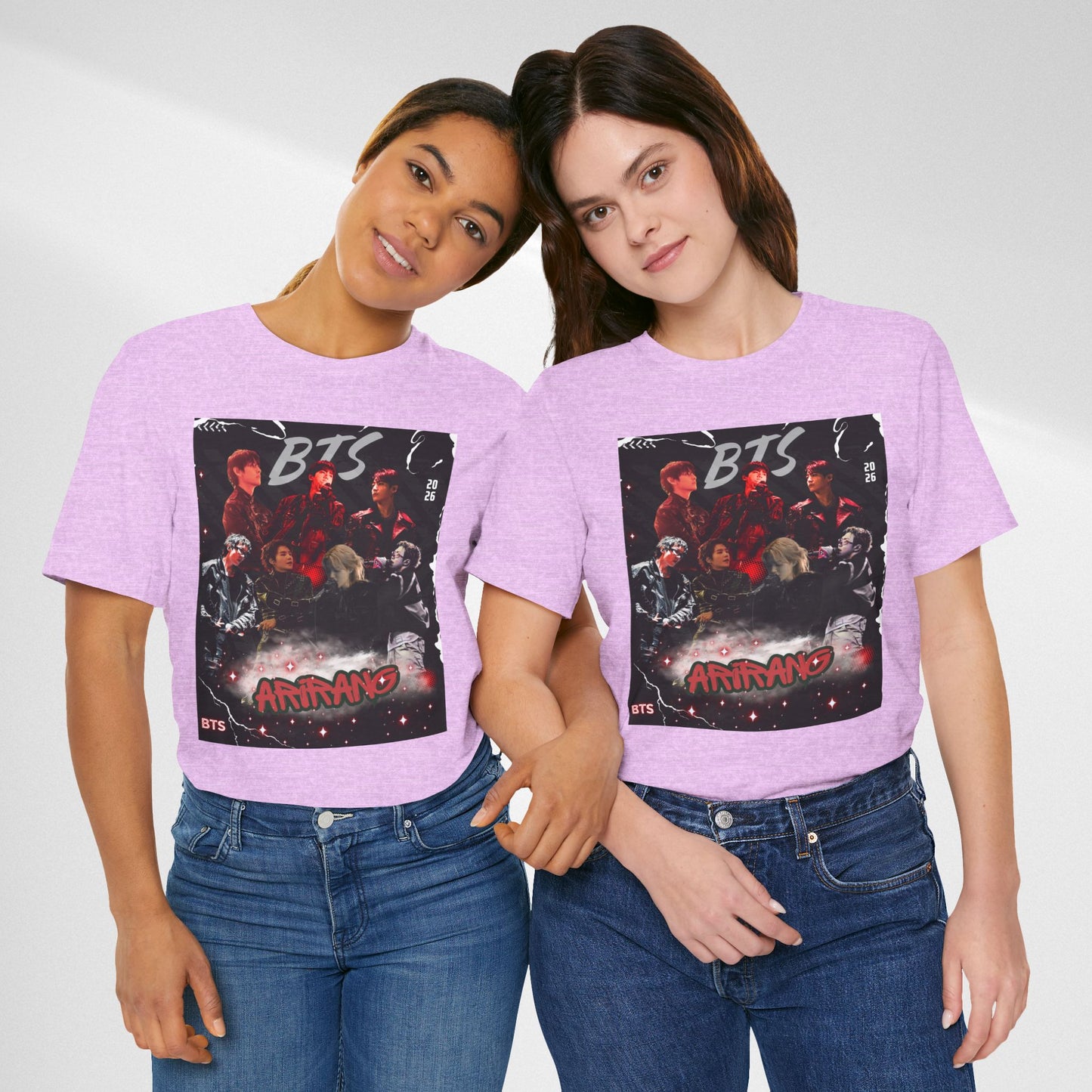 BTS ARIRANG Band Graphic Tee — 'BTS ARMY' Retro Concert Poster Shirt