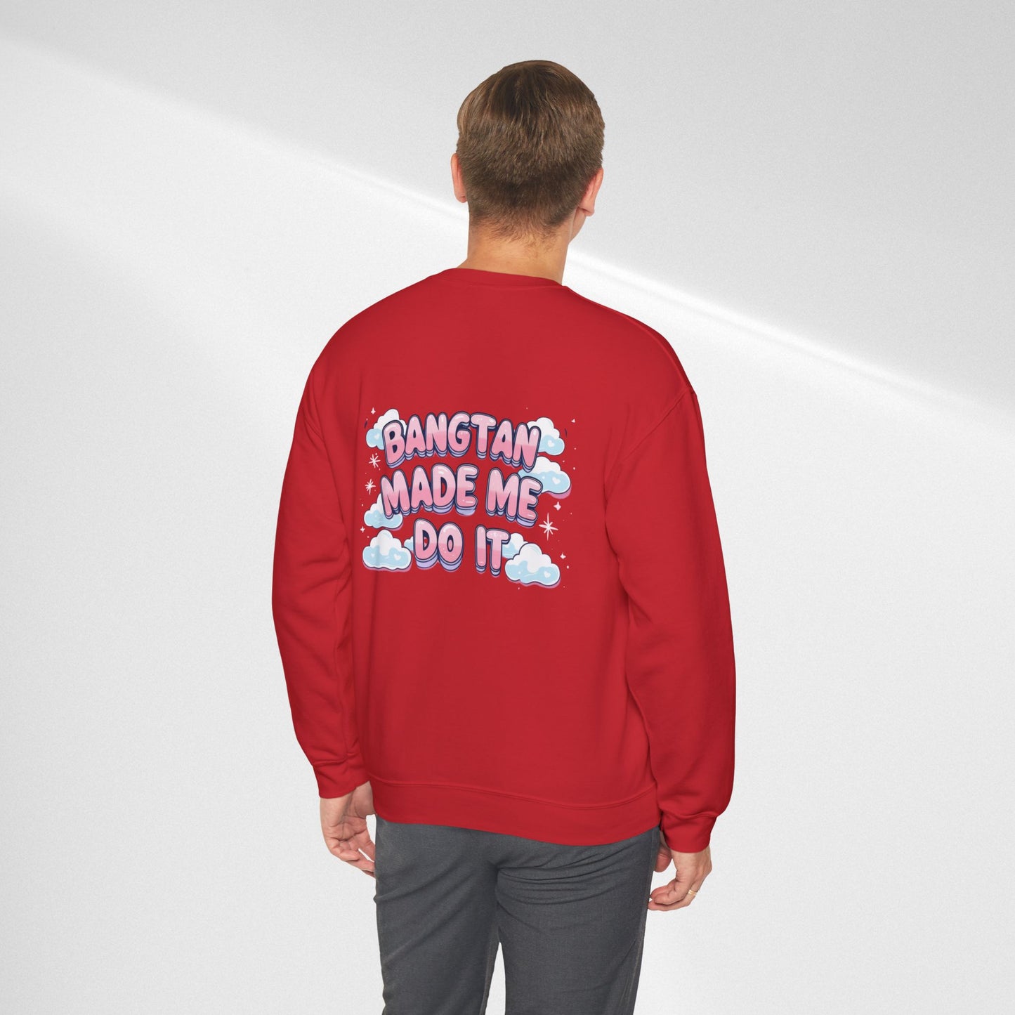 Crewneck Sweatshirt — "Bangtan Made Me Do It" K-Pop BTS Fan Pullover