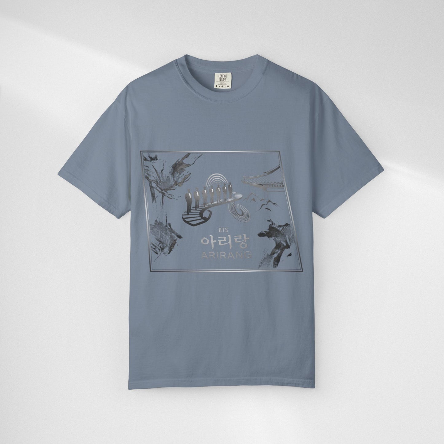 BTS Arirang Graphic T-Shirt — Korean Folklore Illustration Tee