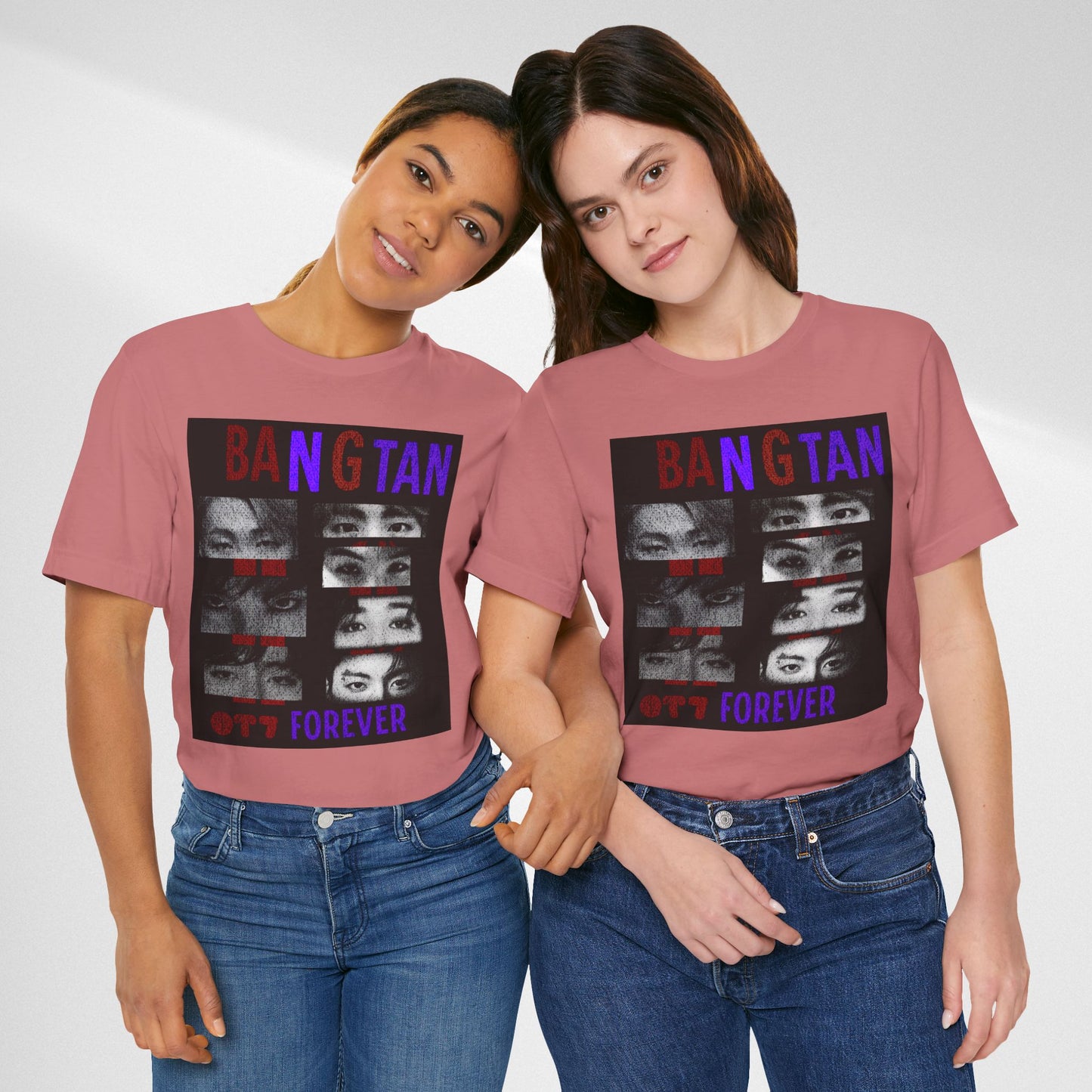 Bangtan Forever BTS Eyes Graphic Tee – K‑Pop Fan Shirt