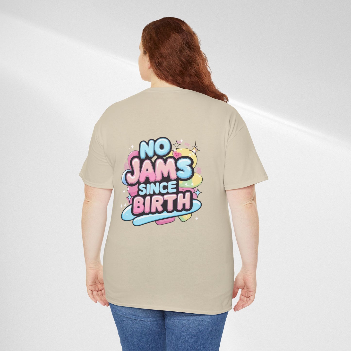 No Jams Since Birth T-Shirt — Cute Pastel Graphic Tee