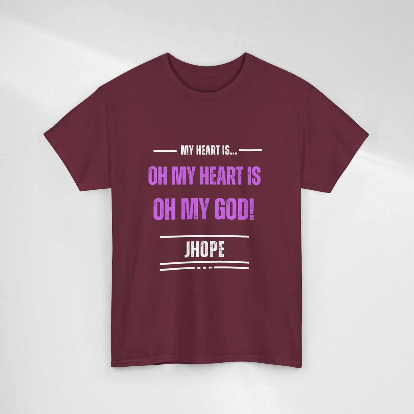 Graphic Tee — "Oh My Heart Is Oh My God!" J-Hope Fan Shirt