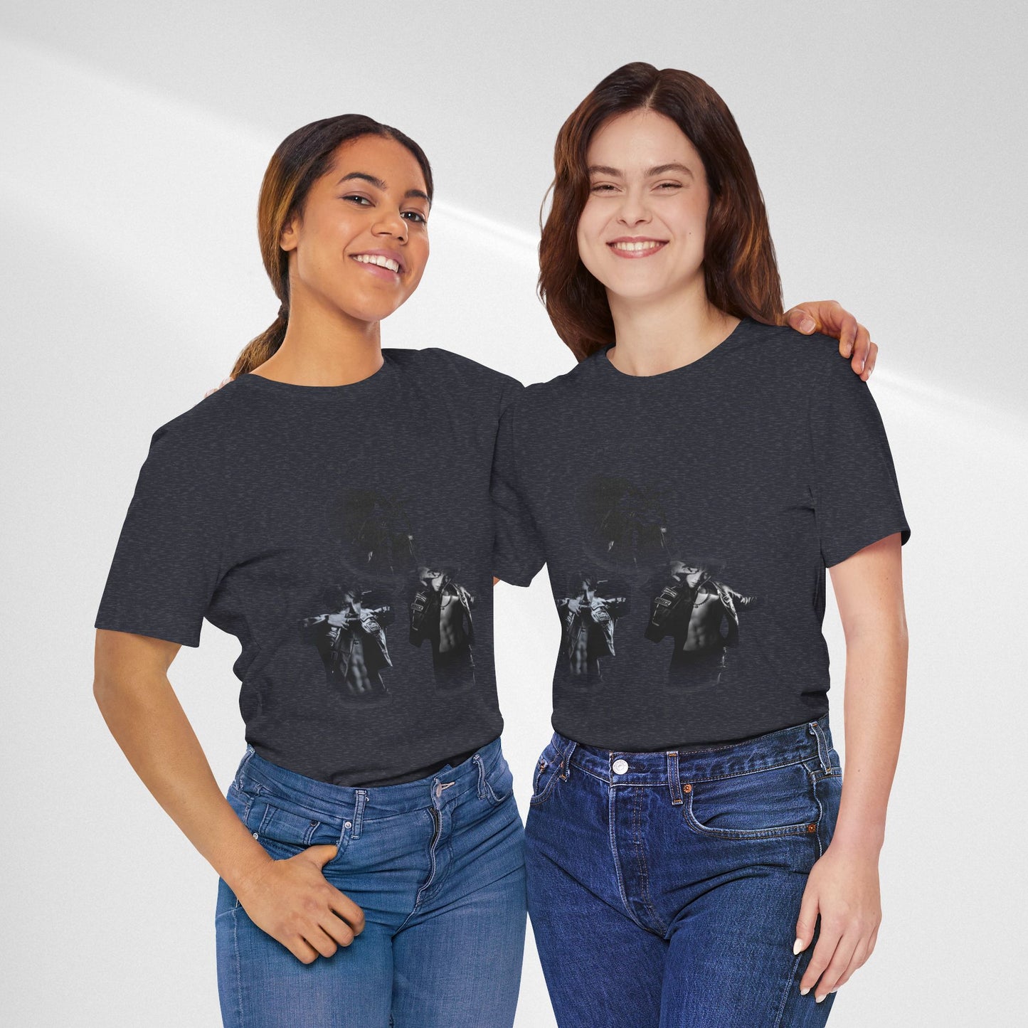 J hope Graphic Tee — Moody Monochrome Portraits