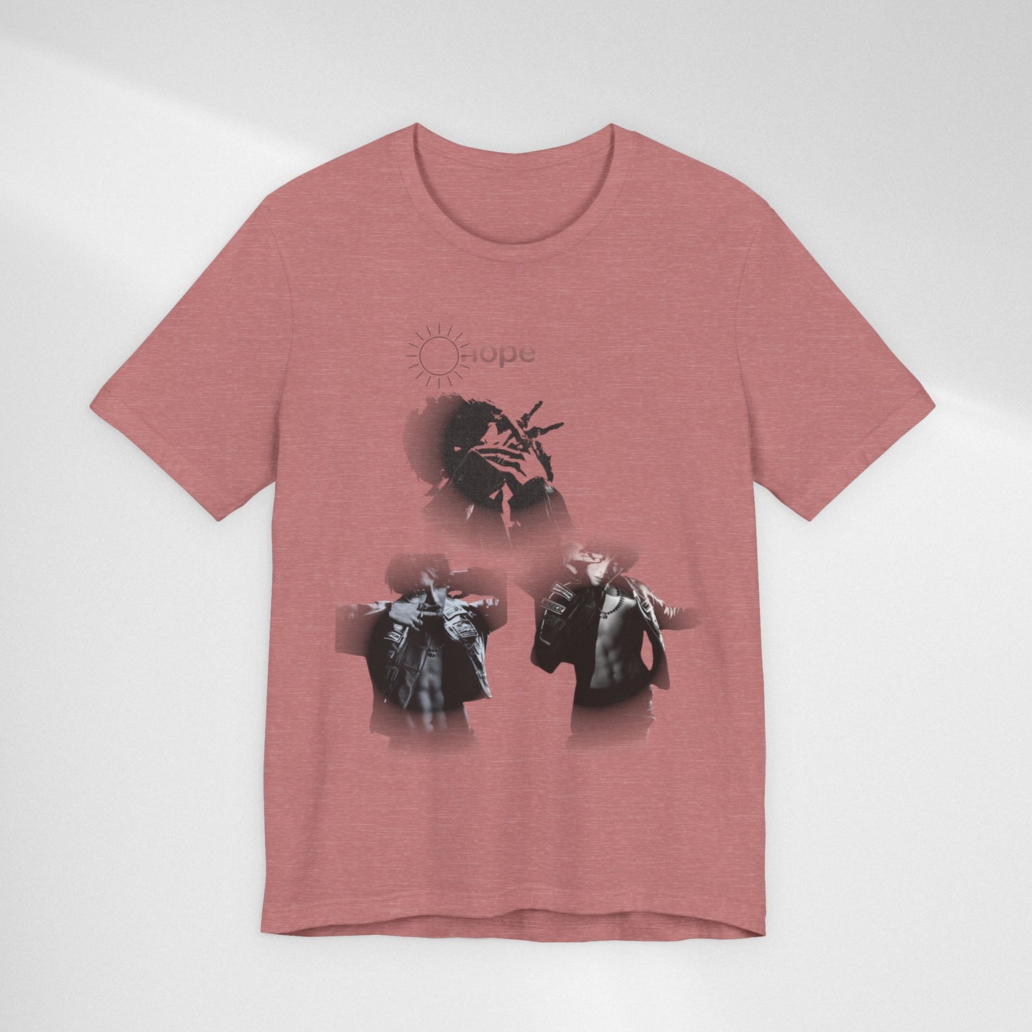J hope Graphic Tee — Moody Monochrome Portraits