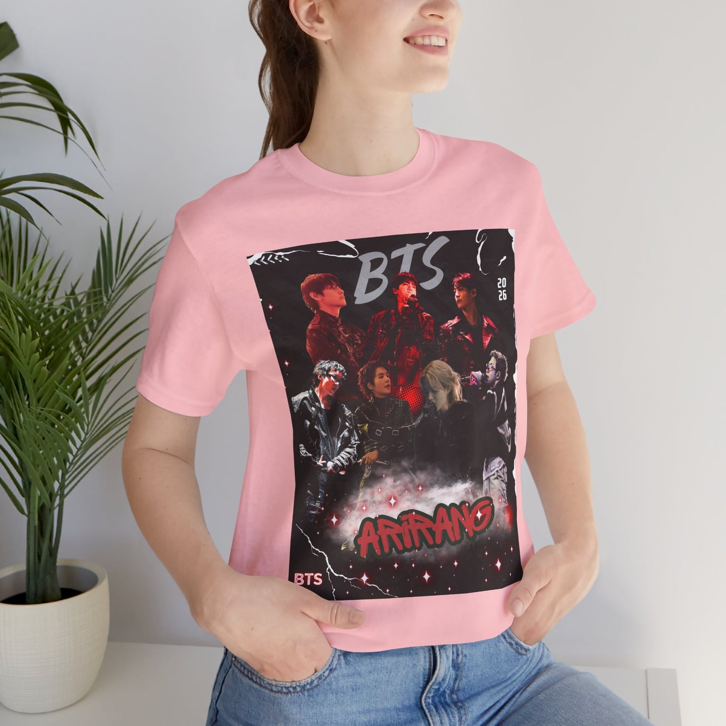 BTS ARIRANG Band Graphic Tee — 'BTS ARMY' Retro Concert Poster Shirt