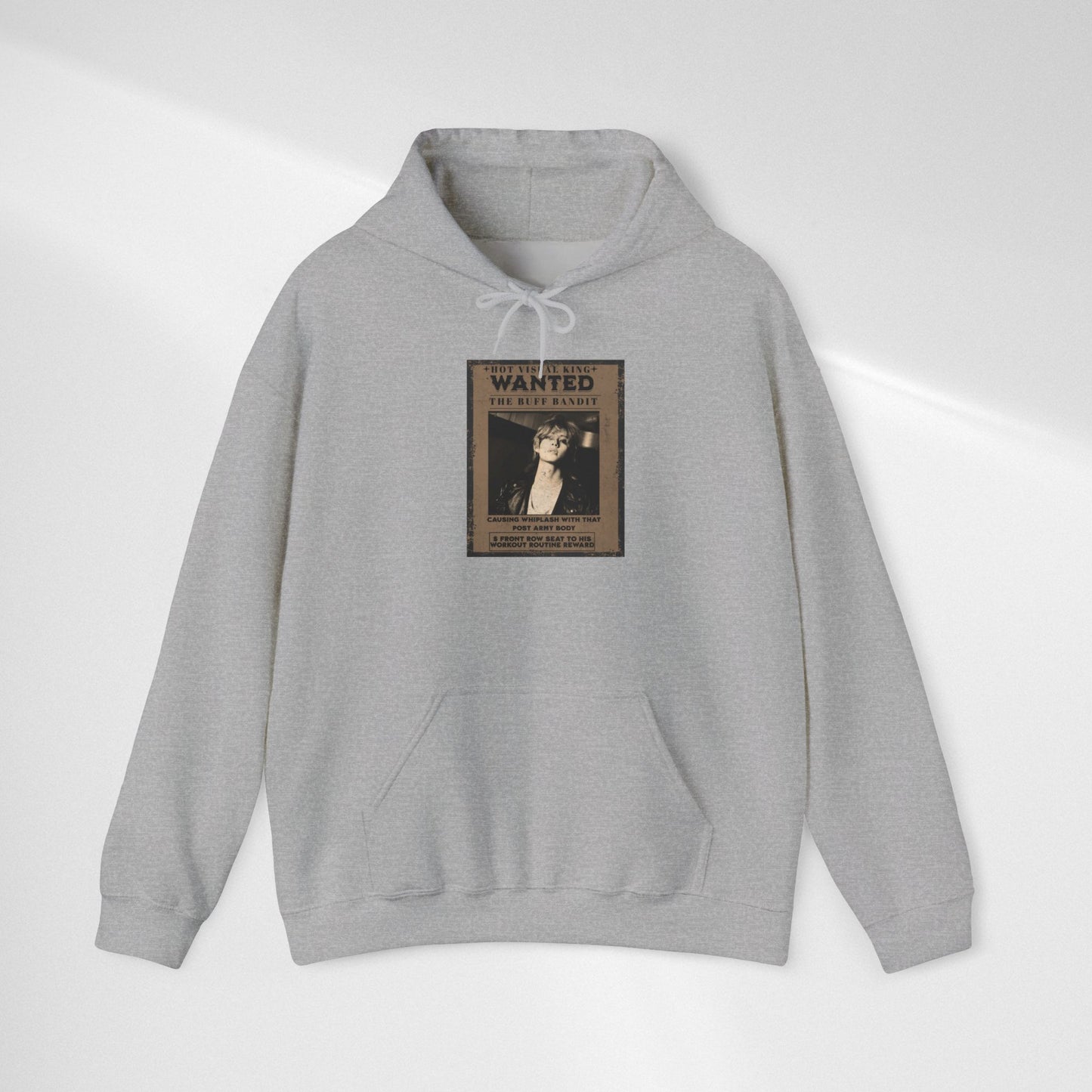 Hoodie Vintage V 'Wanted' Poster Photo Pullover