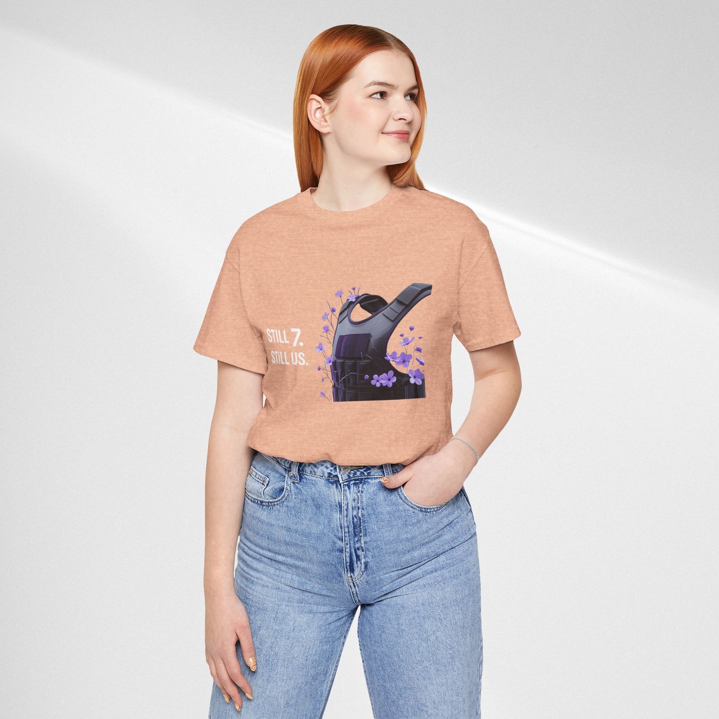 Bulletproof Vest Floral Tee — “I Am The Proof” Graphic T‑Shirt