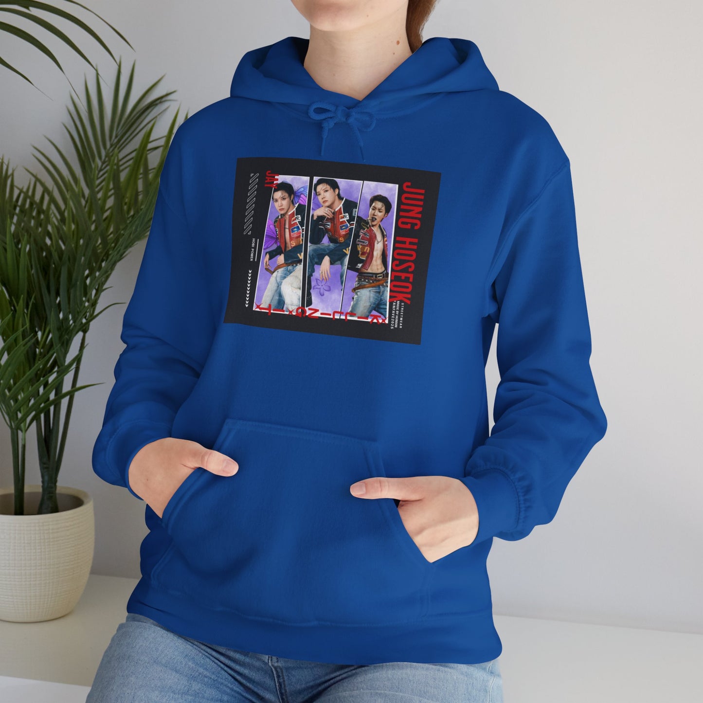 JHOPE Retro Band Photo Hoodie — Vintage Concert Graphic Pullover