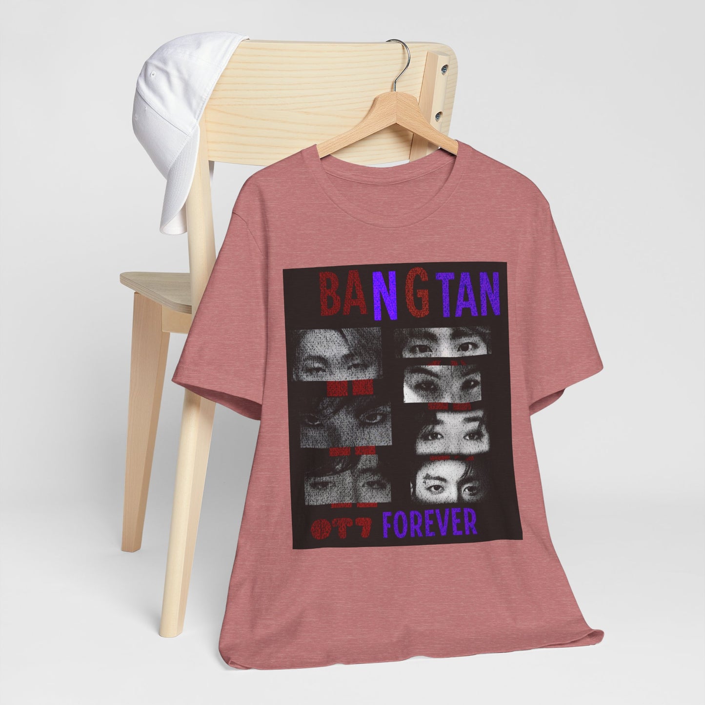 Bangtan Forever BTS Eyes Graphic Tee – K‑Pop Fan Shirt