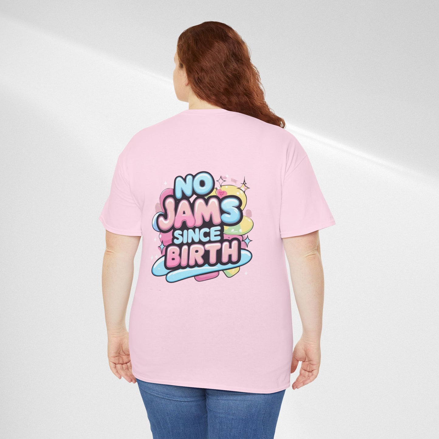 No Jams Since Birth T-Shirt — Cute Pastel Graphic Tee