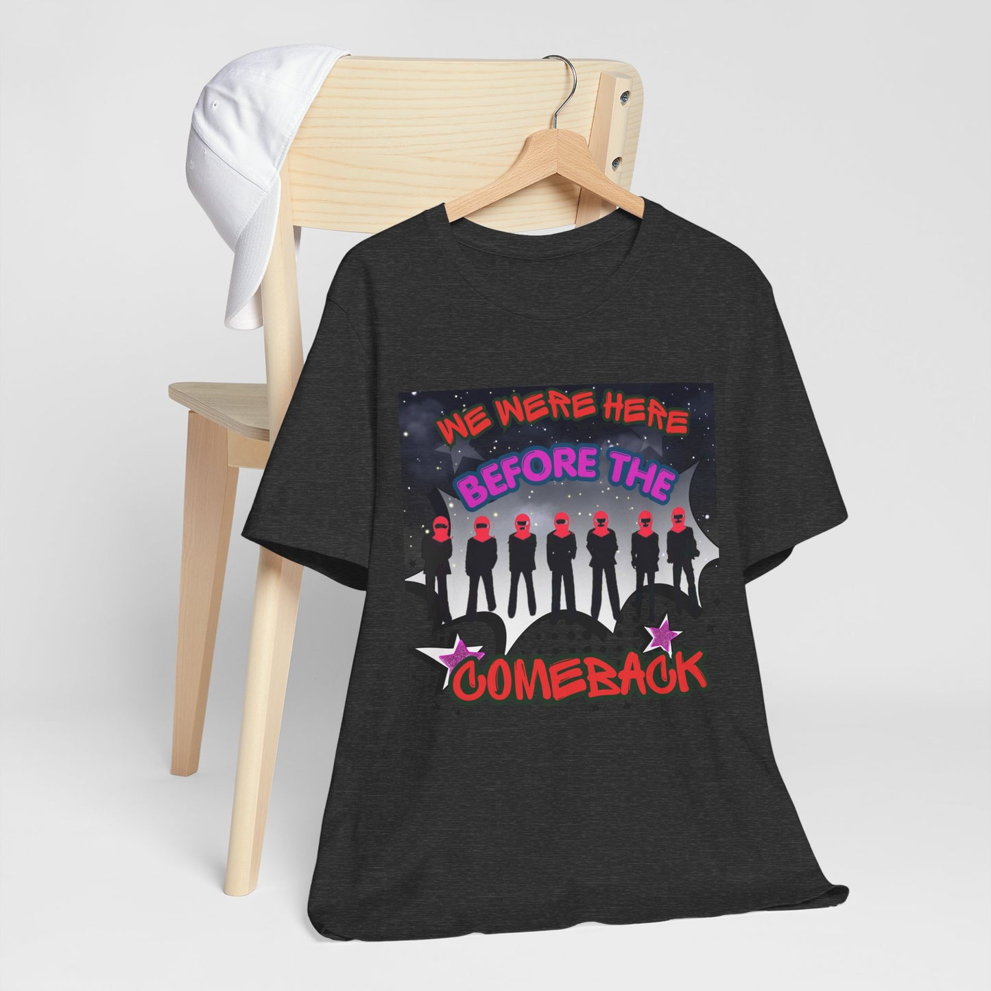 T‑Shirt — 'We Were Here Before the Comeback' Retro Pop Concert Tee