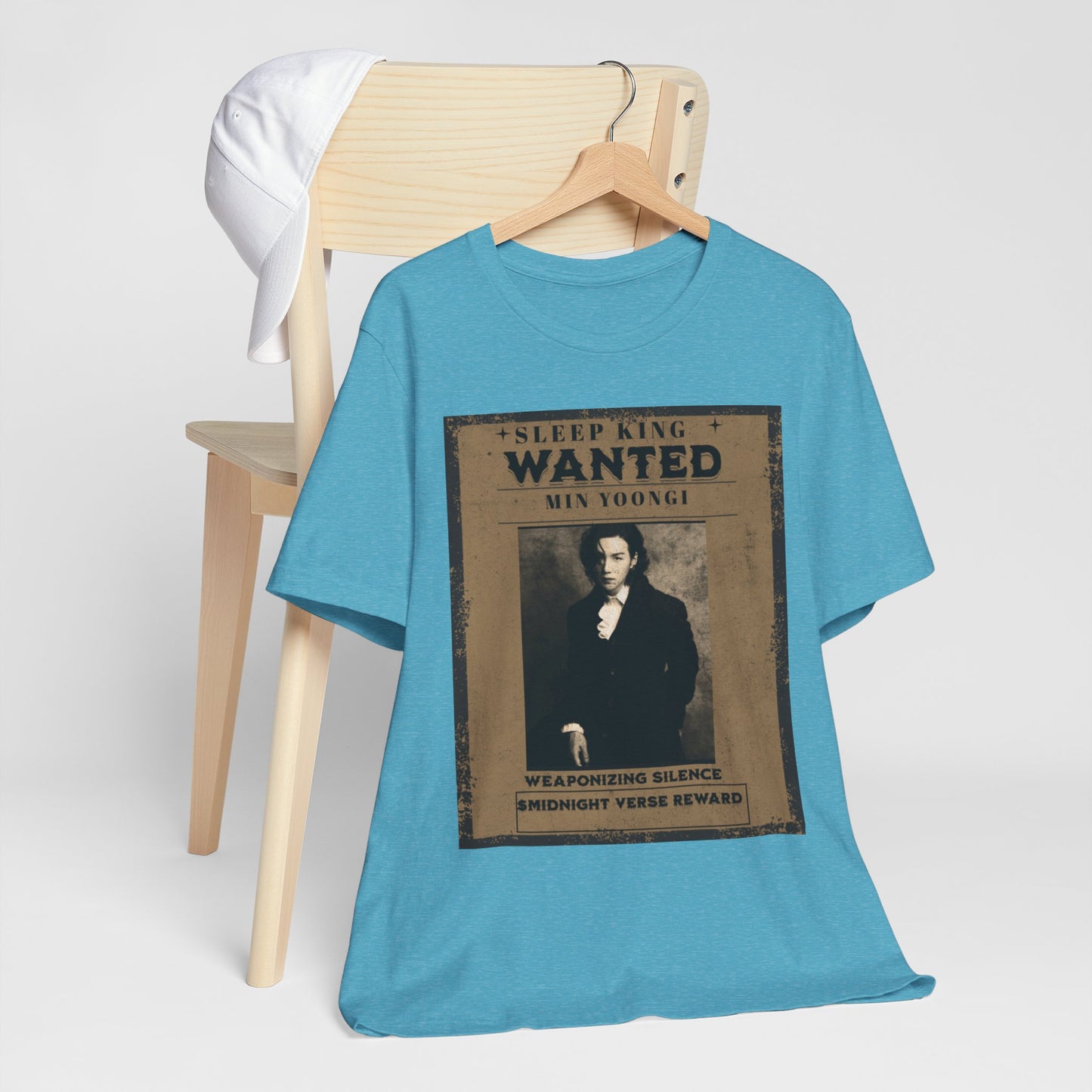Sleep King Wanted Tee — Vintage 'Min Yoongi' Poster Shirt
