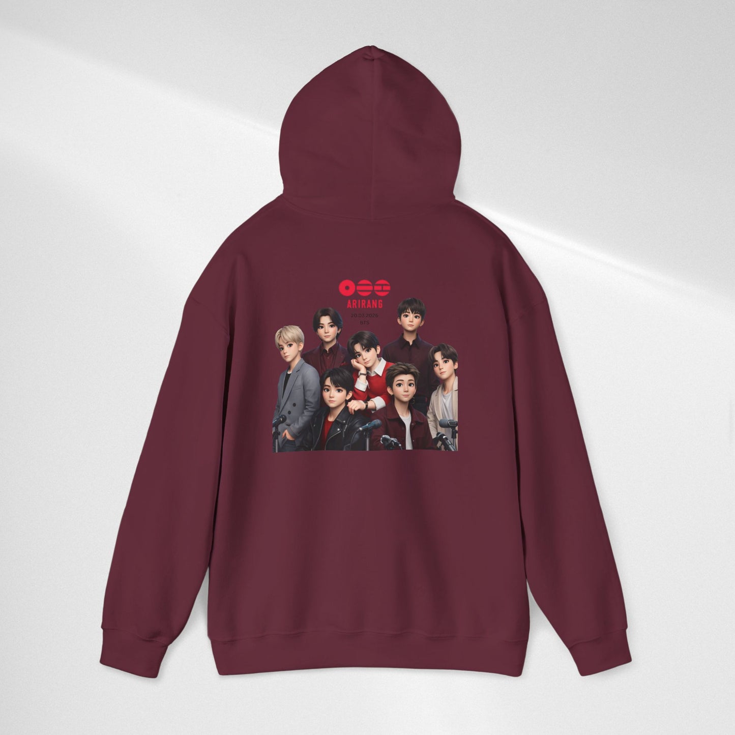 BTS Group Photo Hoodie – Korean Boy Band Pullover