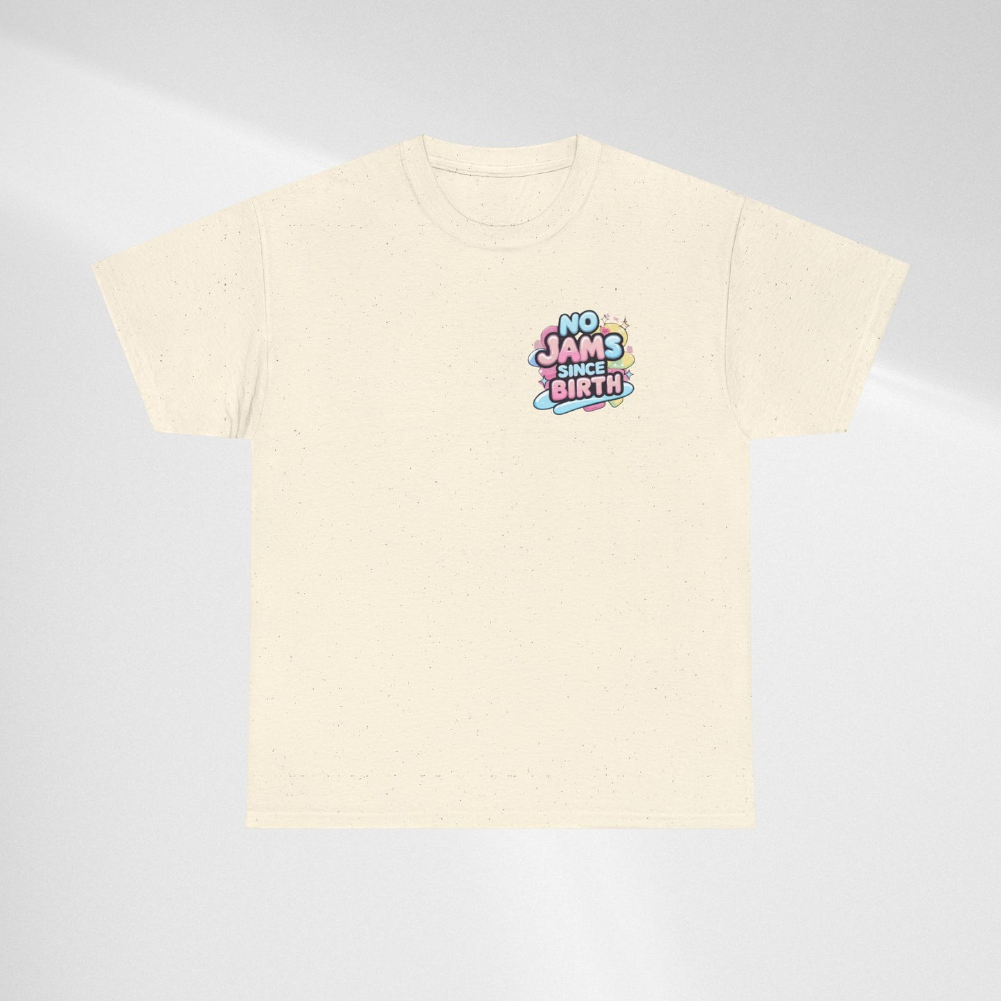 No Jams Since Birth T-Shirt — Cute Pastel Graphic Tee