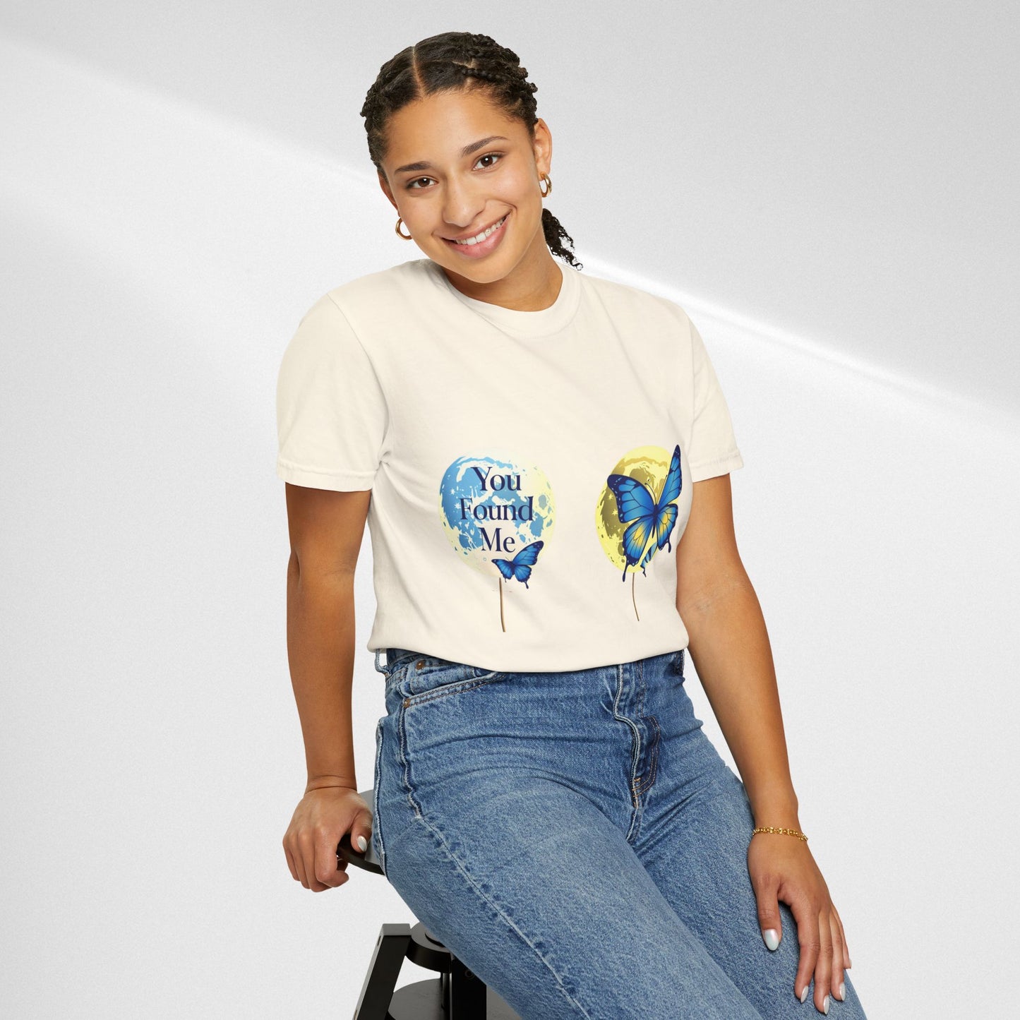 Butterfly "You Found Me" Graphic T-Shirt
