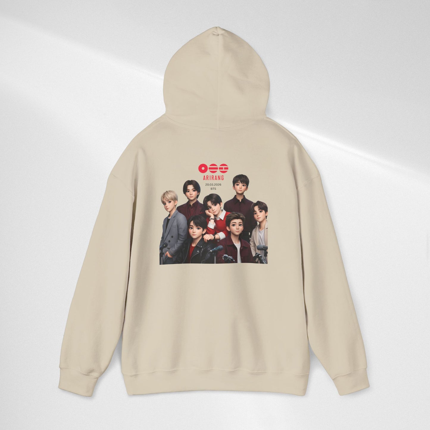 BTS Group Photo Hoodie – Korean Boy Band Pullover