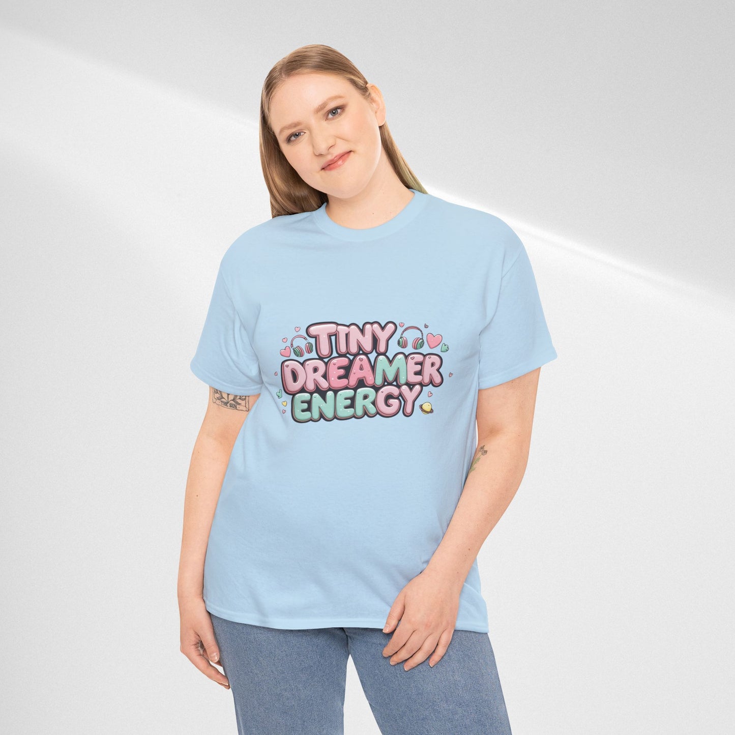 TinyTan Dreamer Energy T-Shirt — Cute Pastel Graphic Tee