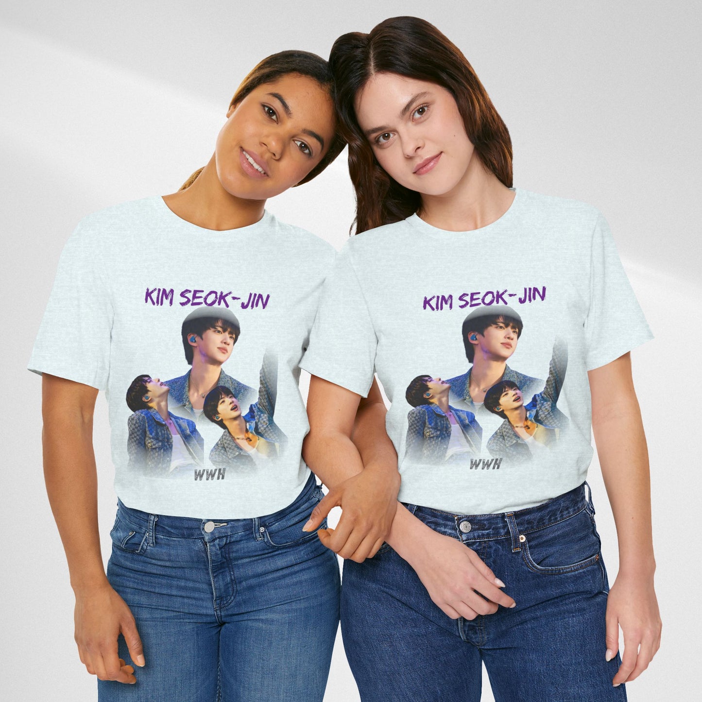 K-Pop Idol Photo Tee — 'Kim Seok-Jin' Graphic T-Shirt