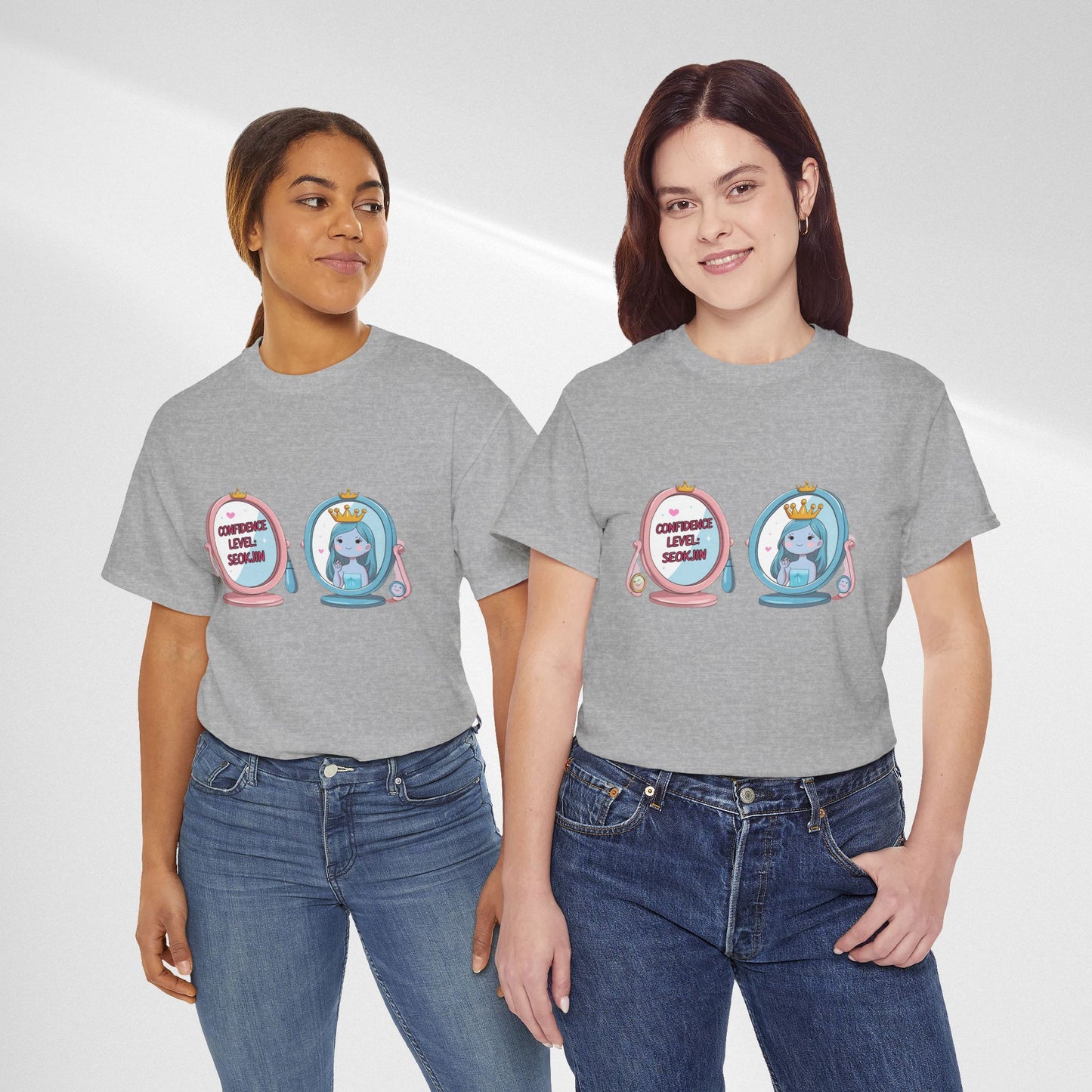 BTS Jin Confidence Level T-Shirt — Seokjin Fan Tee