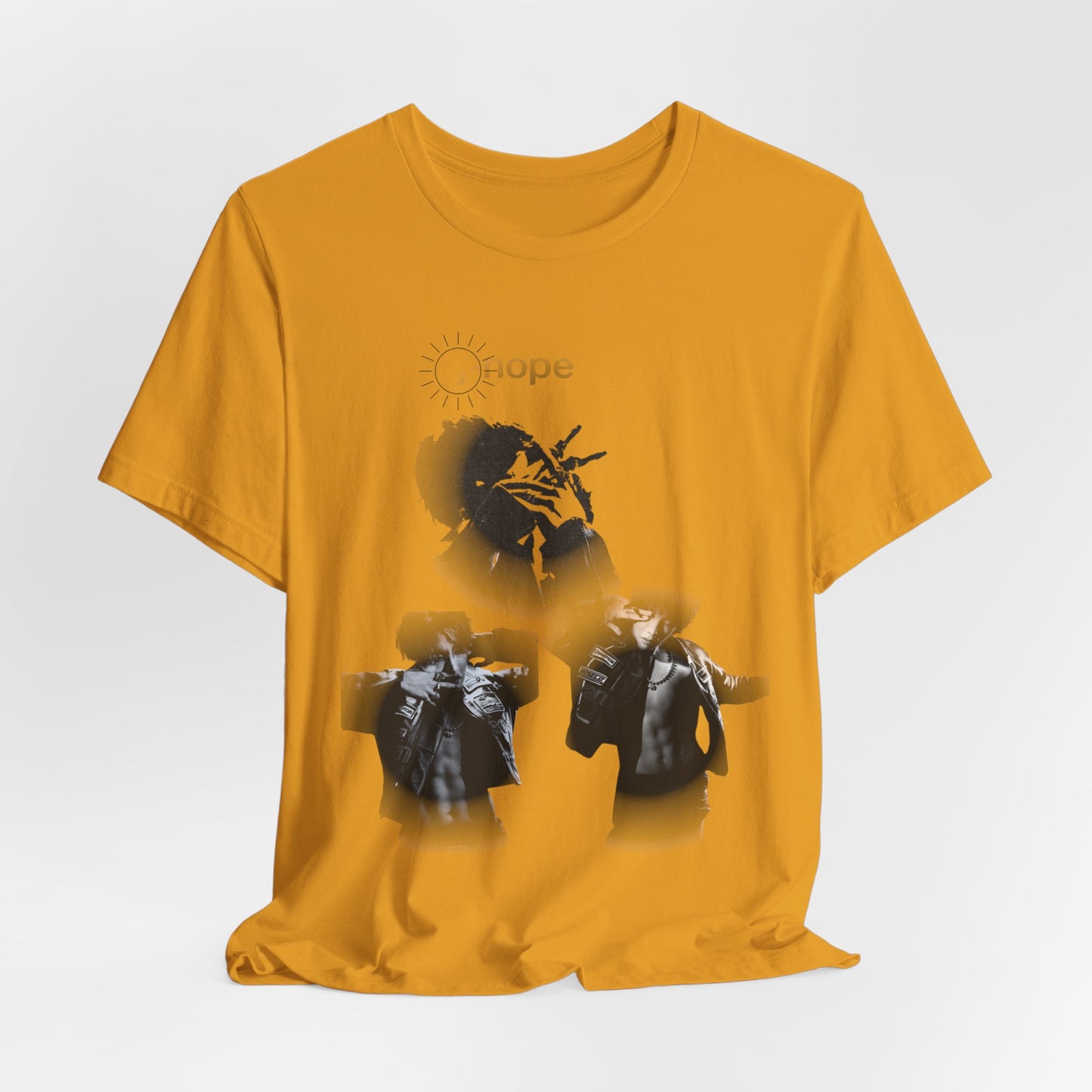 J hope Graphic Tee — Moody Monochrome Portraits