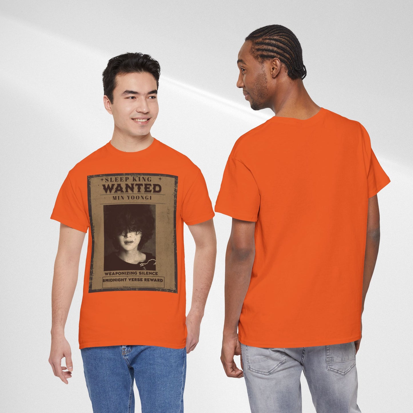 Suga Vintage “Sleeping Wanted” Retro Poster T-Shirt
