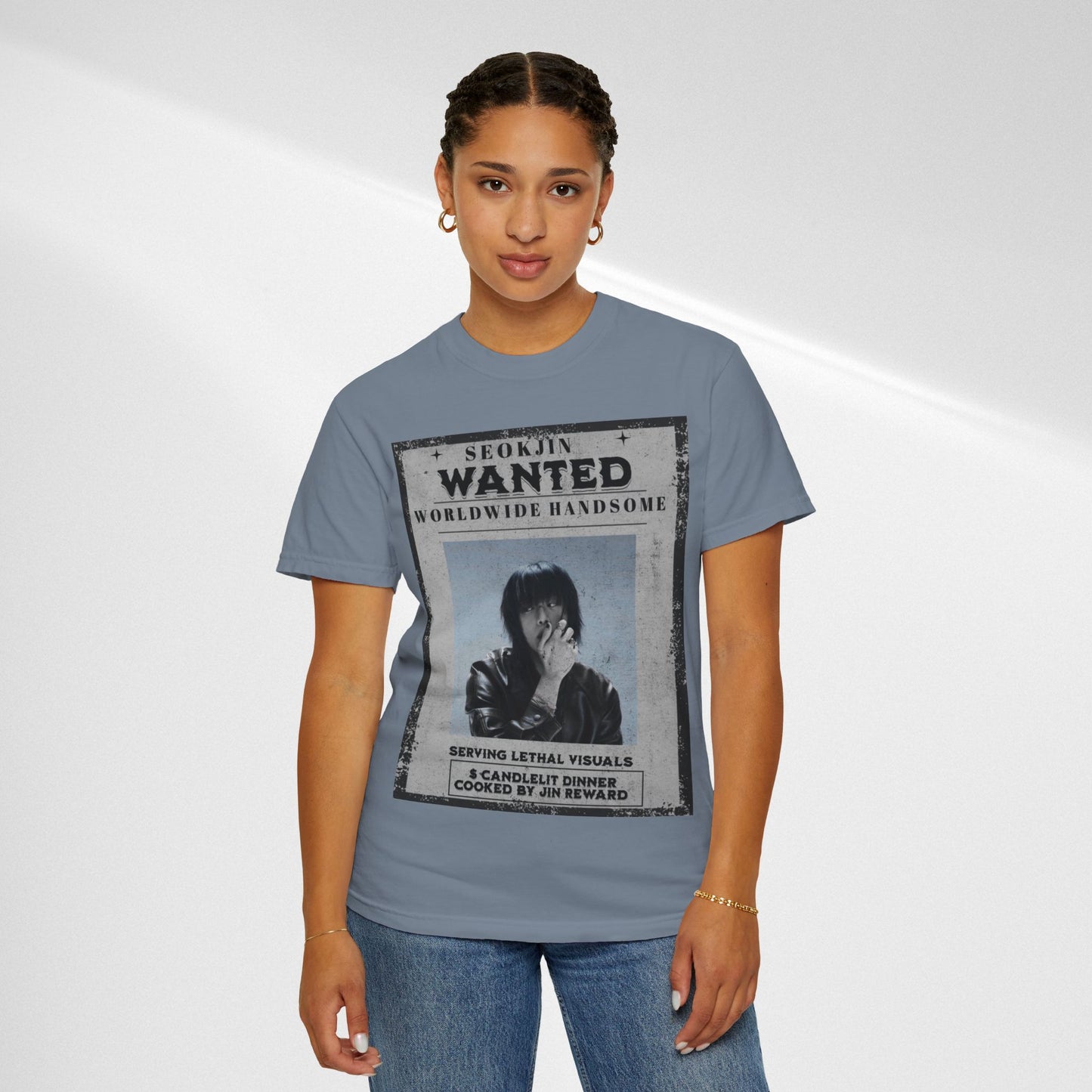 Seokjin "Wanted: Worldwide Handsome" Graphic T-Shirt