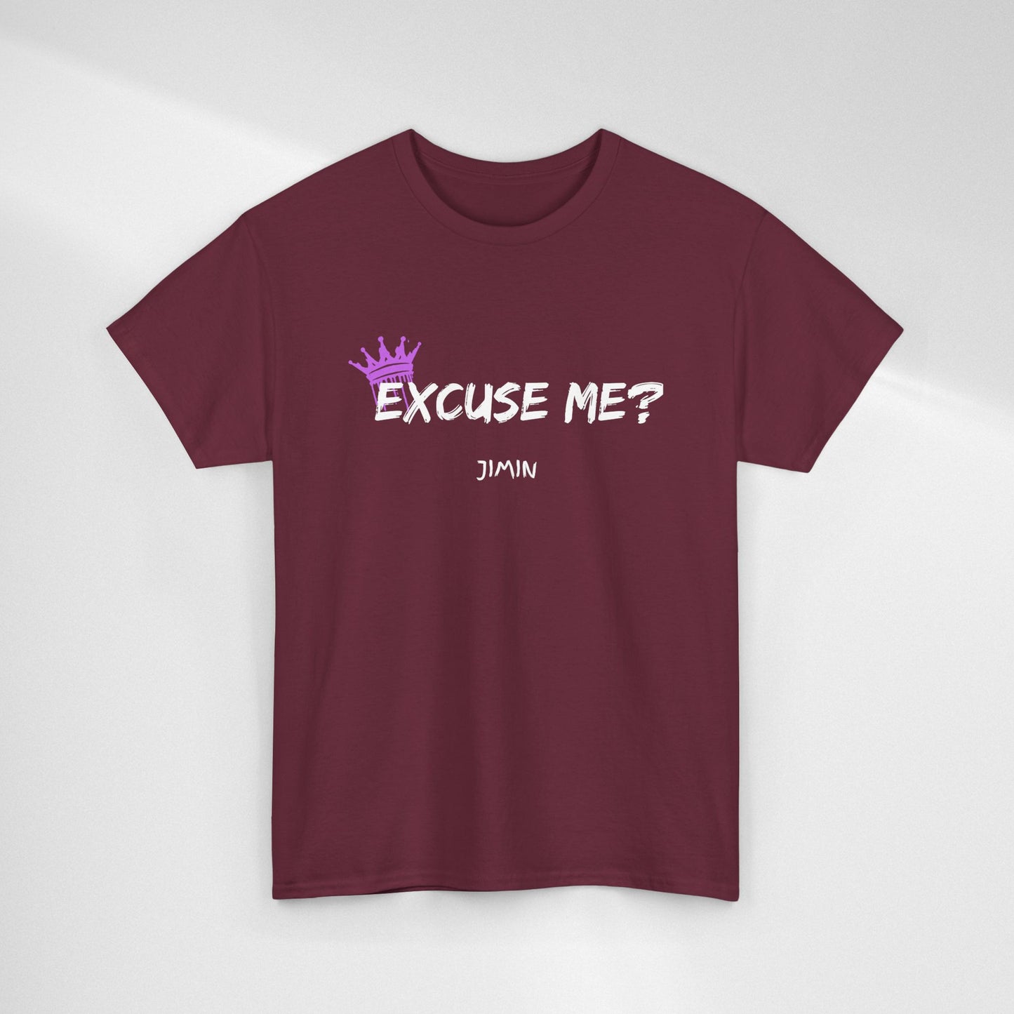Excuse Me? Tee — Jimin Crown Graphic T‑Shirt