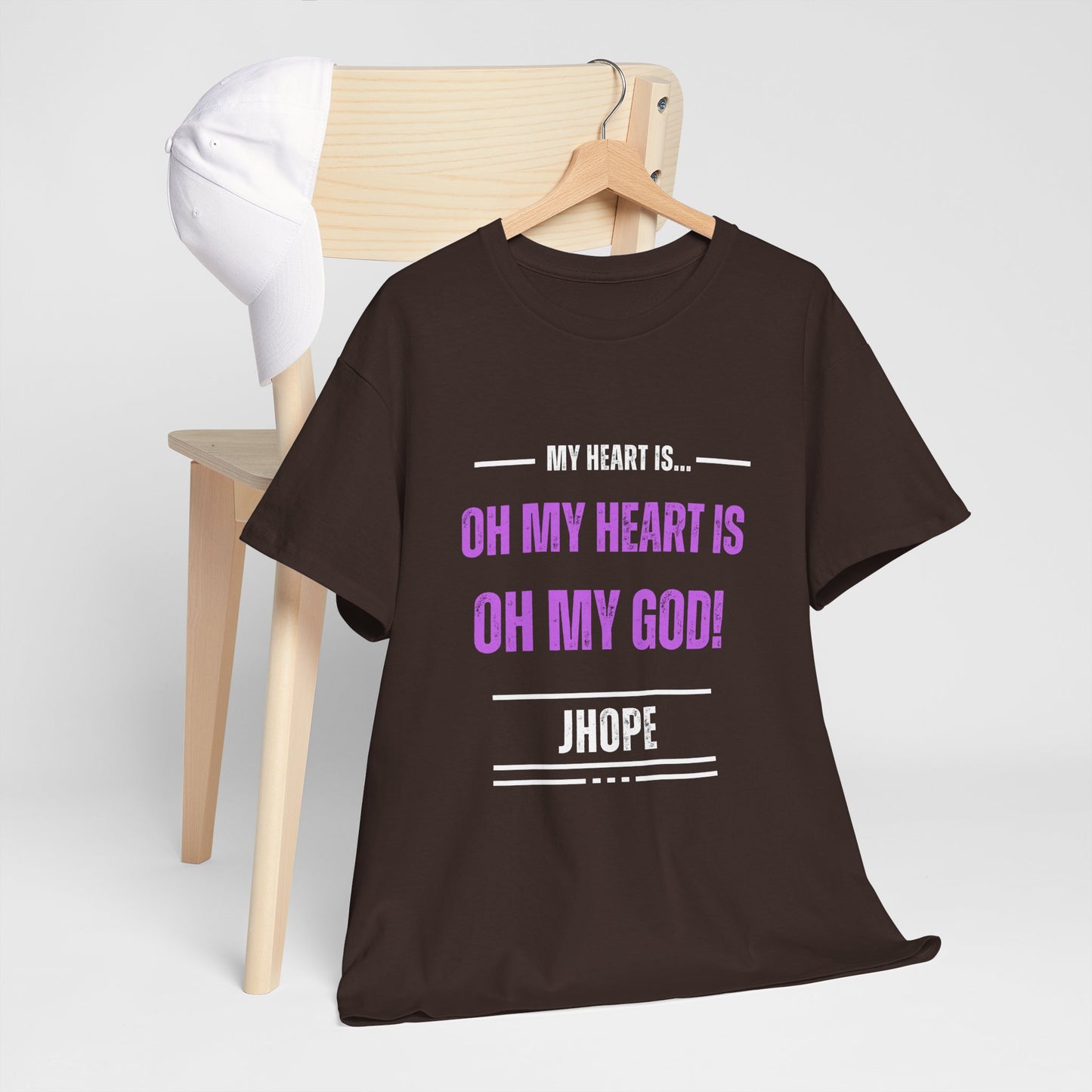 Graphic Tee — "Oh My Heart Is Oh My God!" J-Hope Fan Shirt