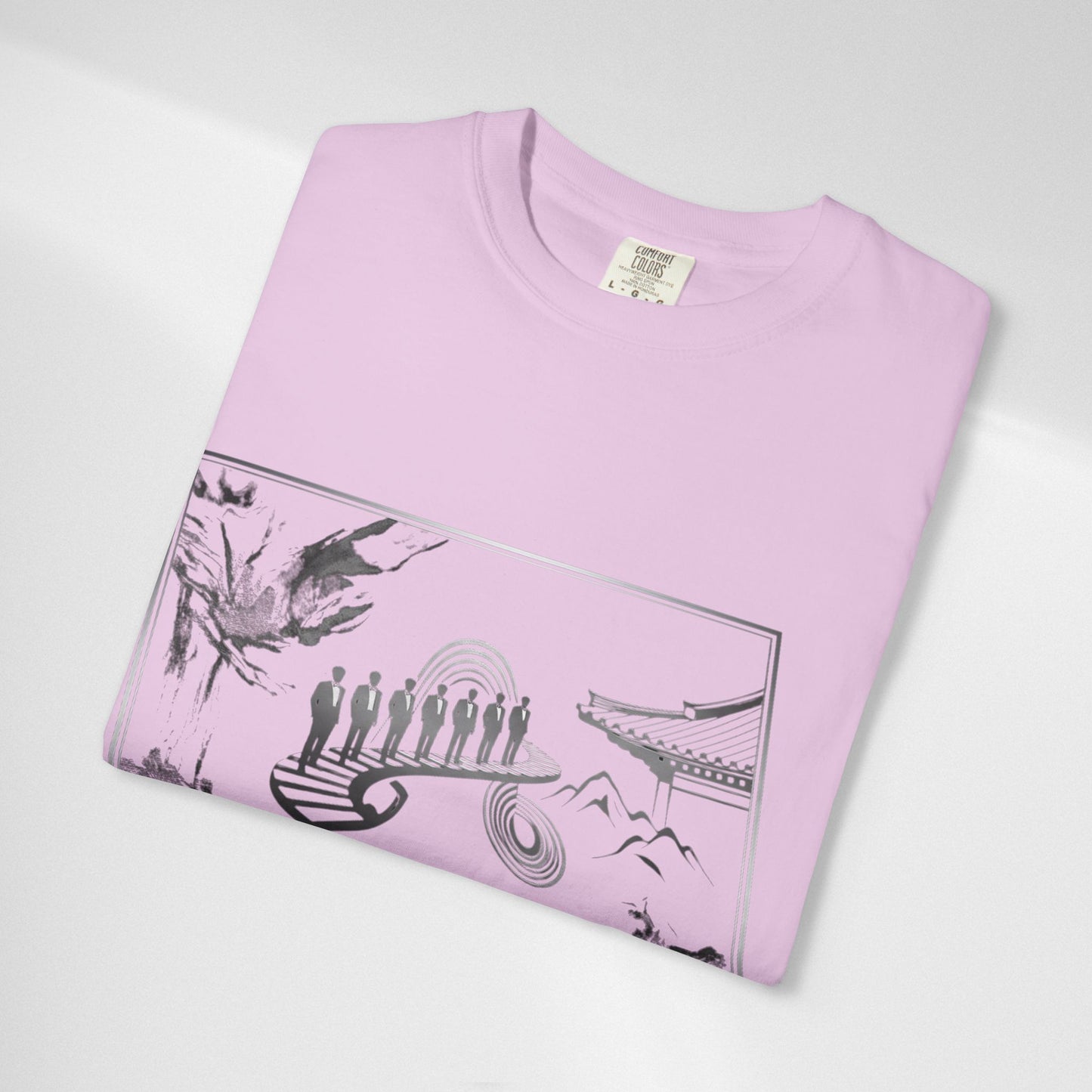 BTS Arirang Graphic T-Shirt — Korean Folklore Illustration Tee