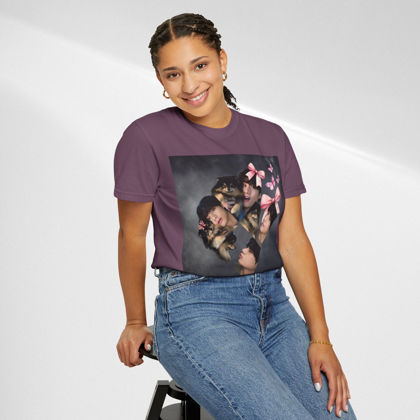 V Too Sweet to Handle T-Shirt — Cute Vintage Photo Collage Tee