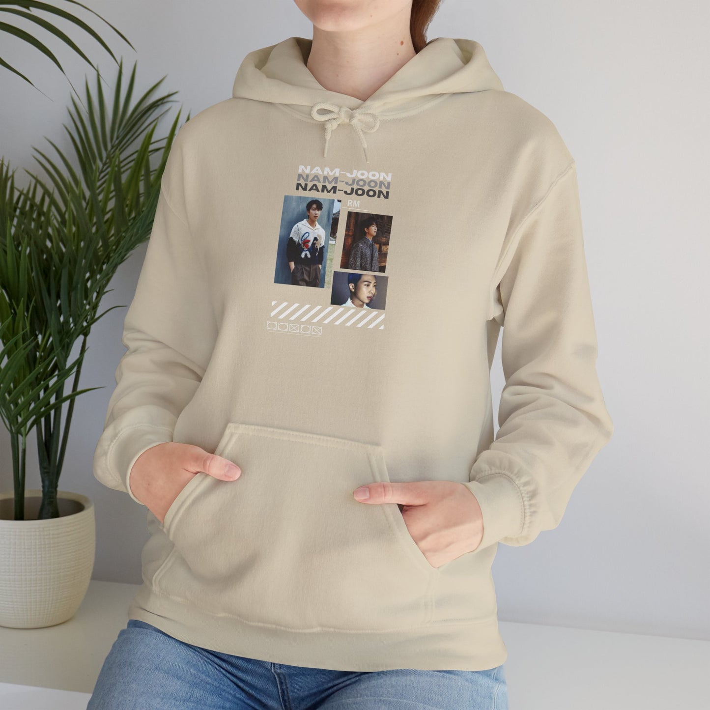 NAMJOON Hoodie — Retro Filmstrip Portrait Pullover