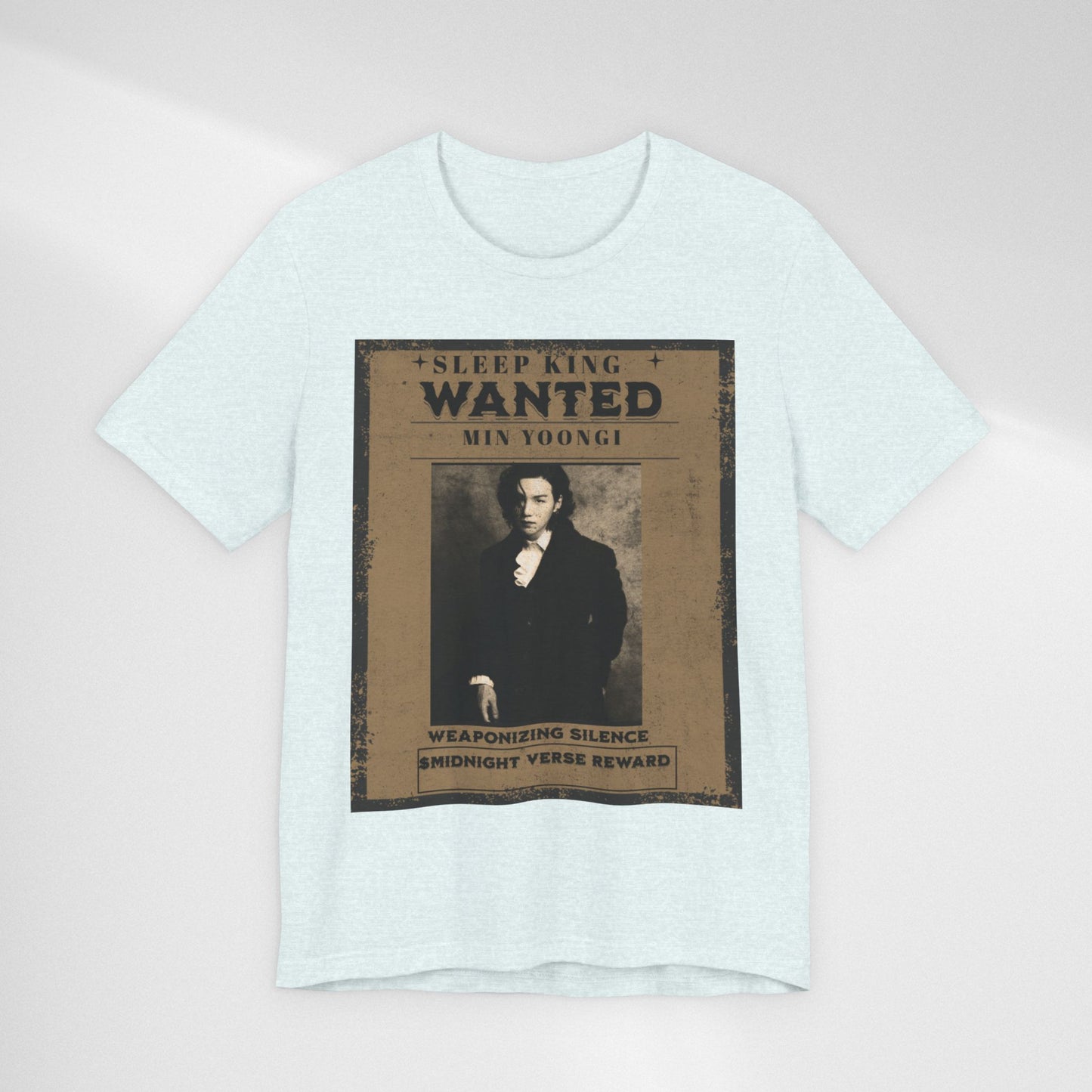 Sleep King Wanted Tee — Vintage 'Min Yoongi' Poster Shirt