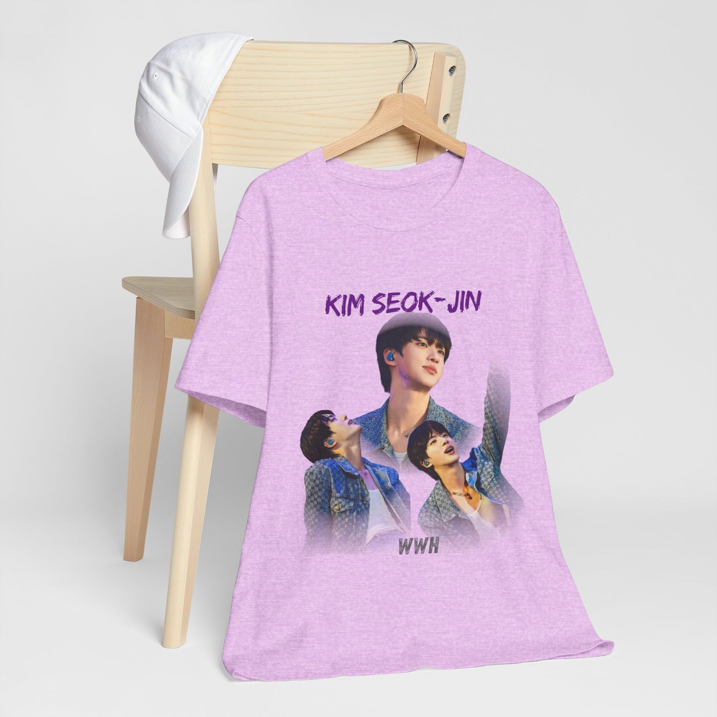 K-Pop Idol Photo Tee — 'Kim Seok-Jin' Graphic T-Shirt