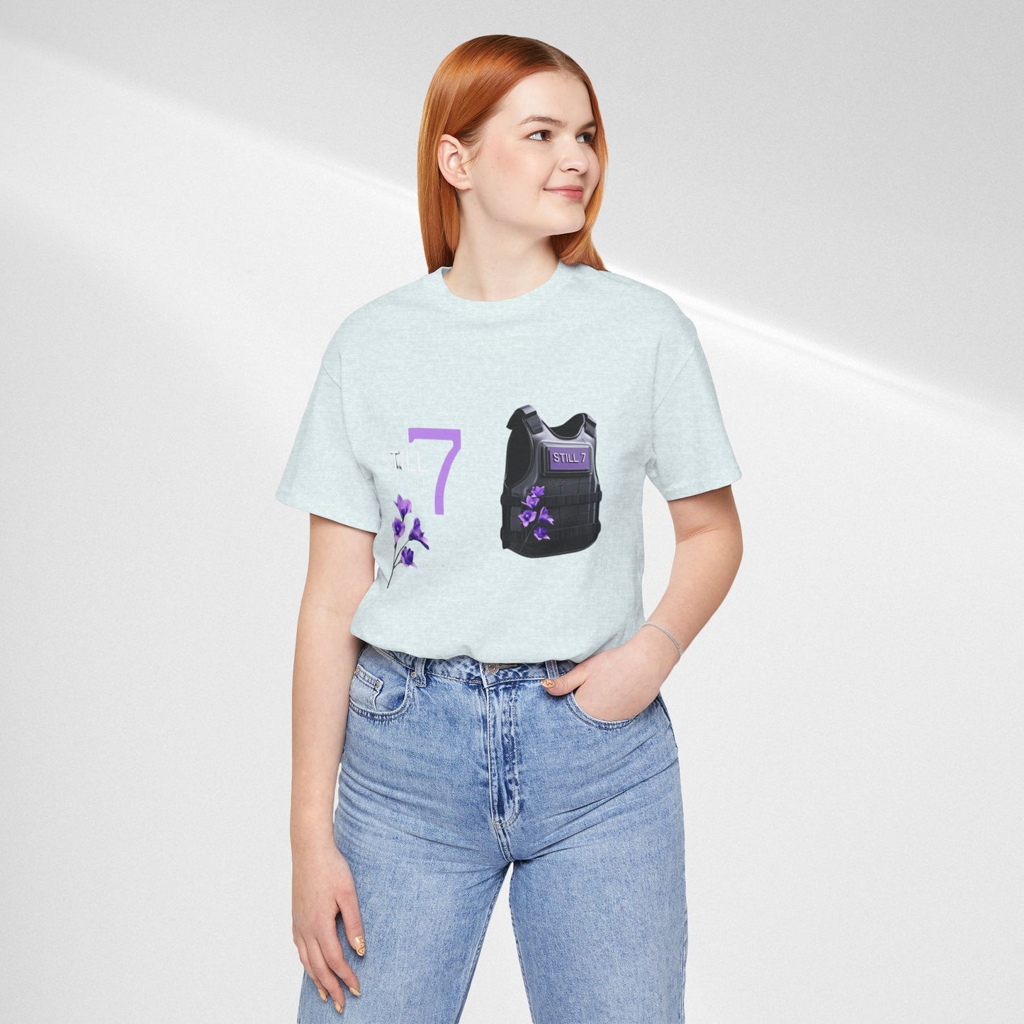 Bulletproof Vest Floral Tee — “I Am The Proof” Graphic T‑Shirt