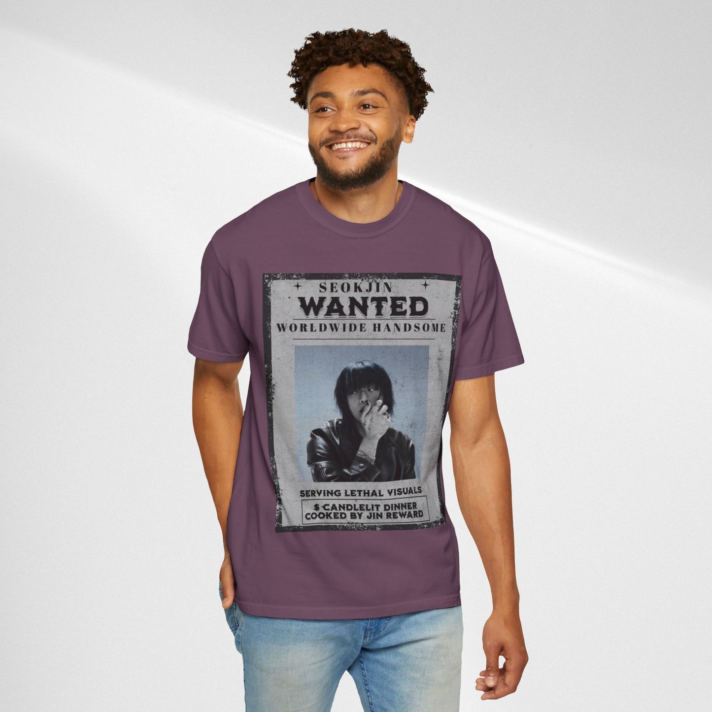 Seokjin "Wanted: Worldwide Handsome" Graphic T-Shirt