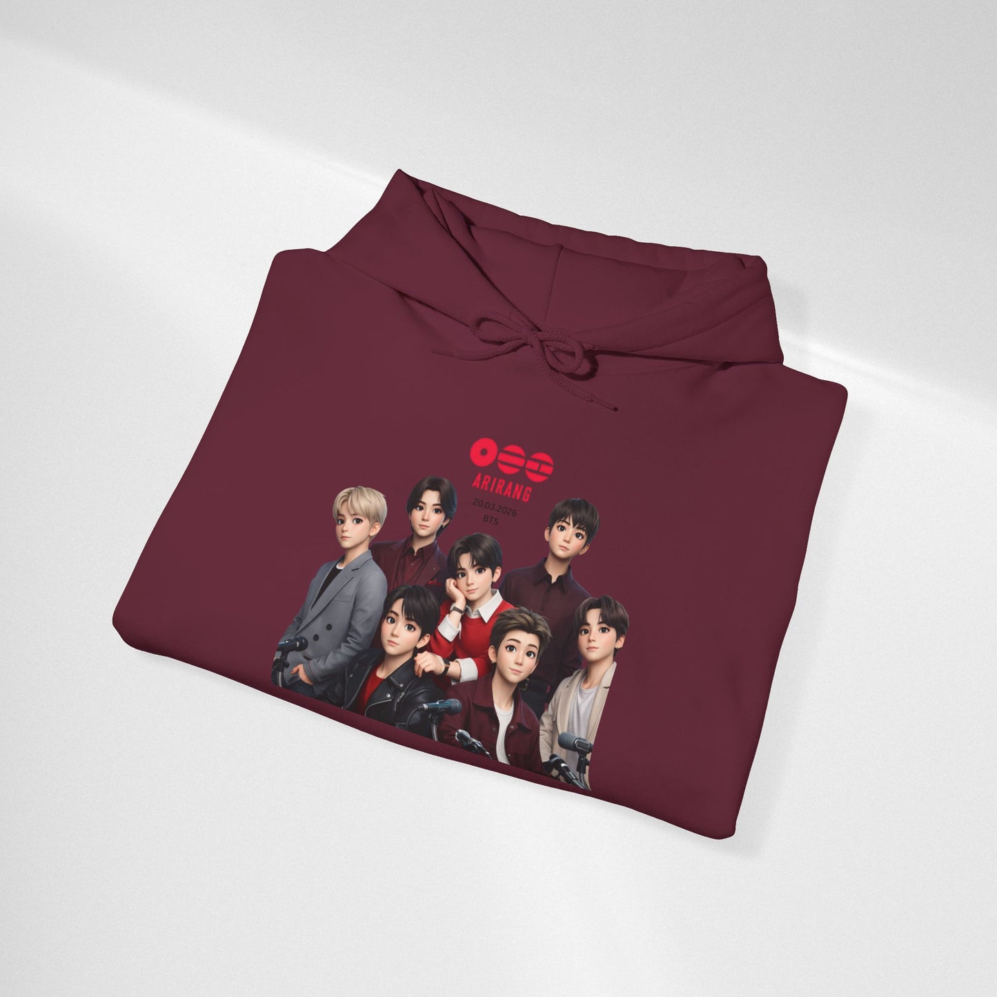 BTS Group Photo Hoodie – Korean Boy Band Pullover