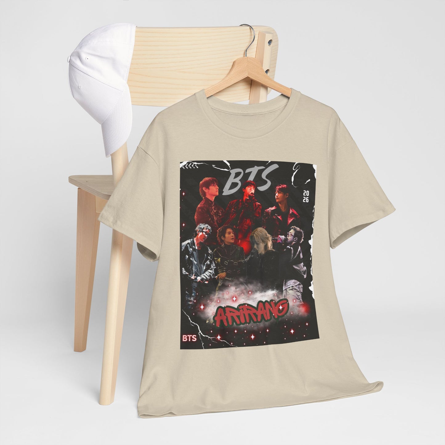 BTS Album Art Graphic Tee — 'Arirang' Fan Shirt