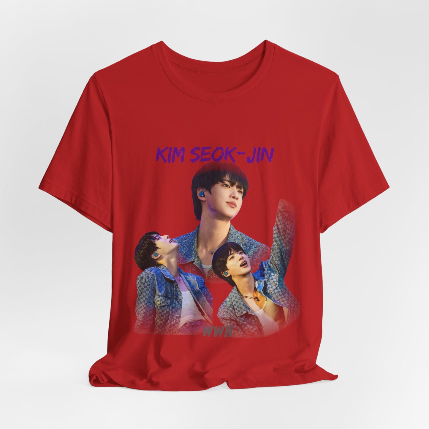 K-Pop Idol Photo Tee — 'Kim Seok-Jin' Graphic T-Shirt