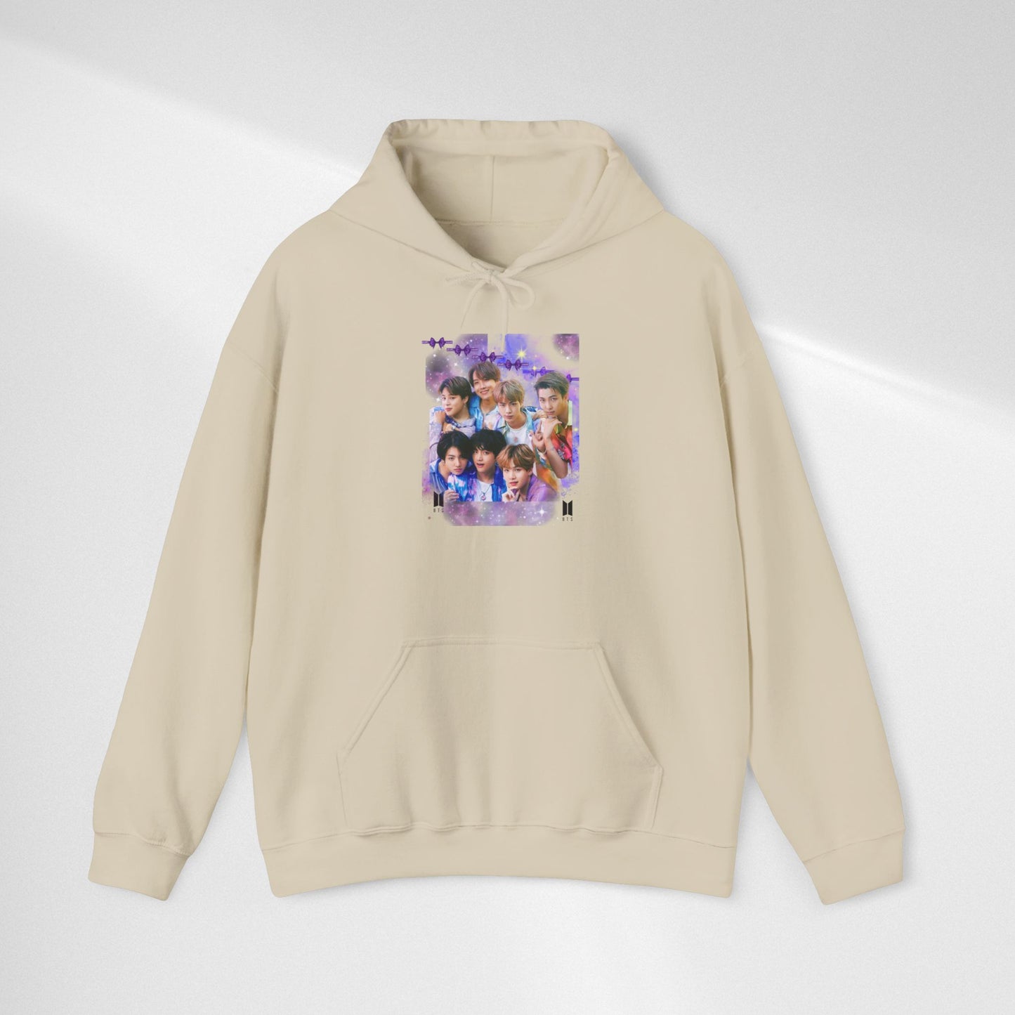 BTS Hoodie — Purple Collage Photo Graphic Hoodie