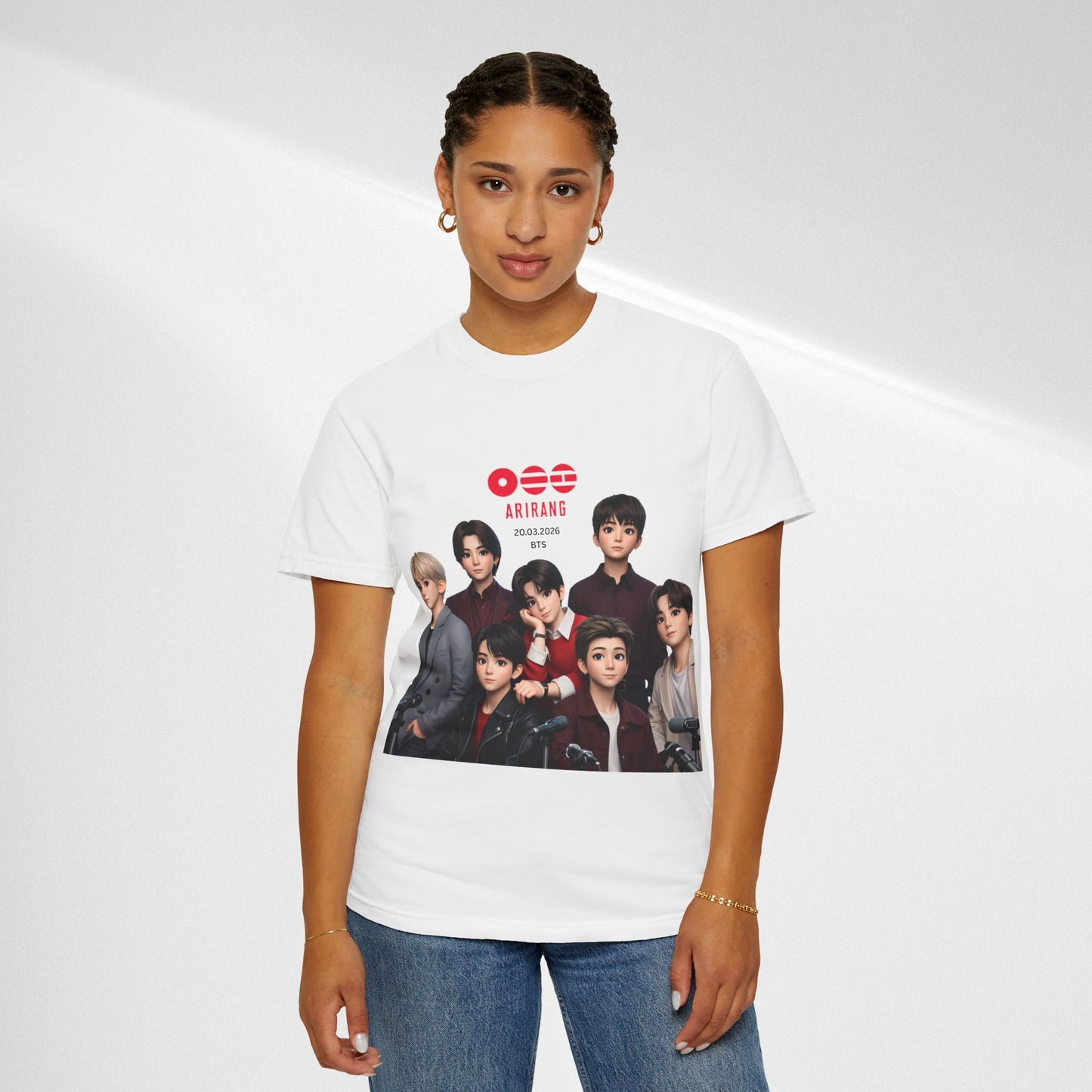 BTS Band Photo T-Shirt — Group Portrait Graphic Tee