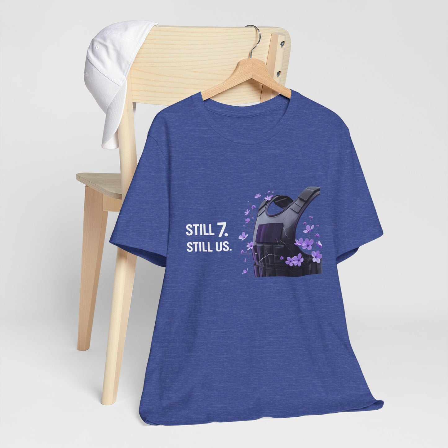 Bulletproof Vest Floral Tee — “I Am The Proof” Graphic T‑Shirt