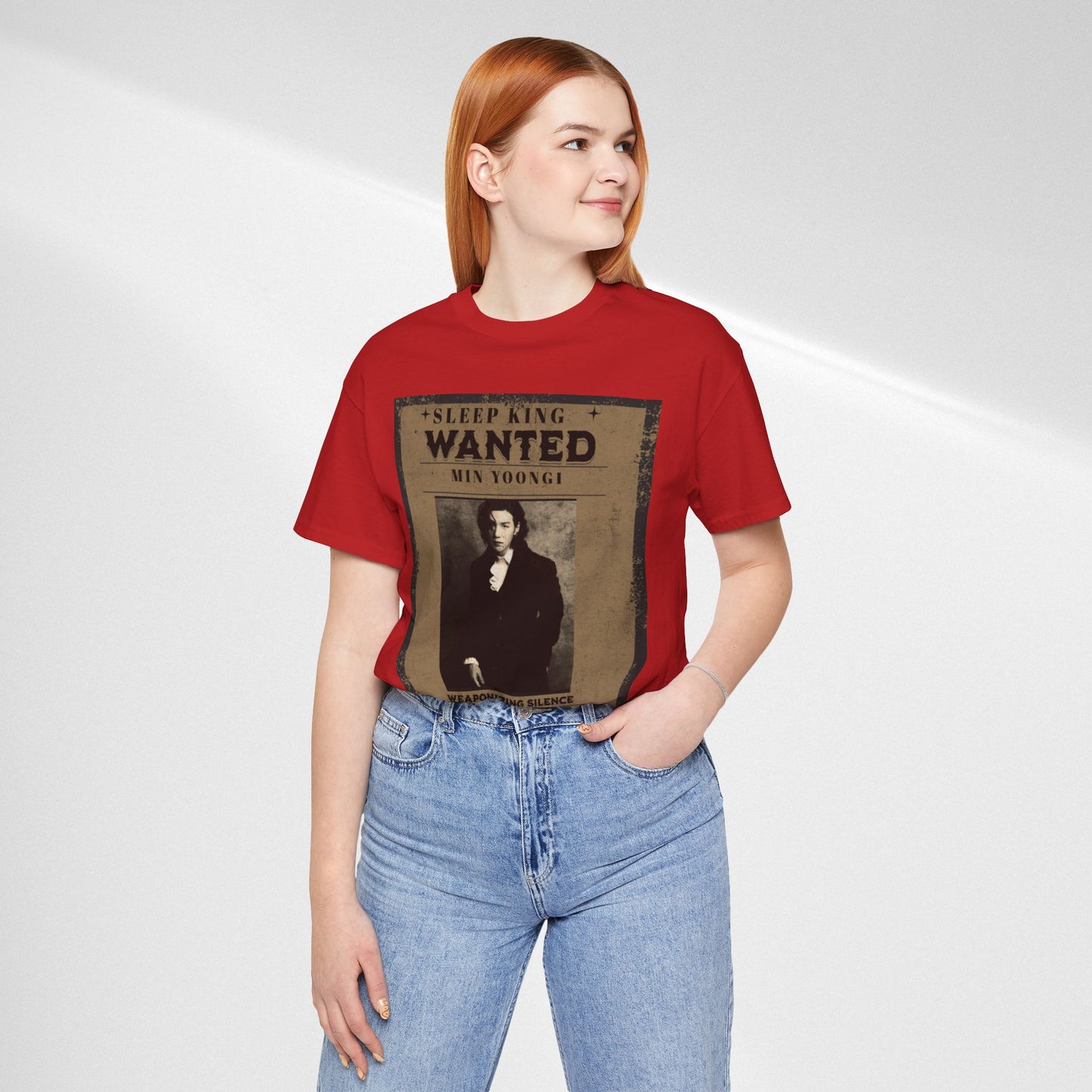 Sleep King Wanted Tee — Vintage 'Min Yoongi' Poster Shirt